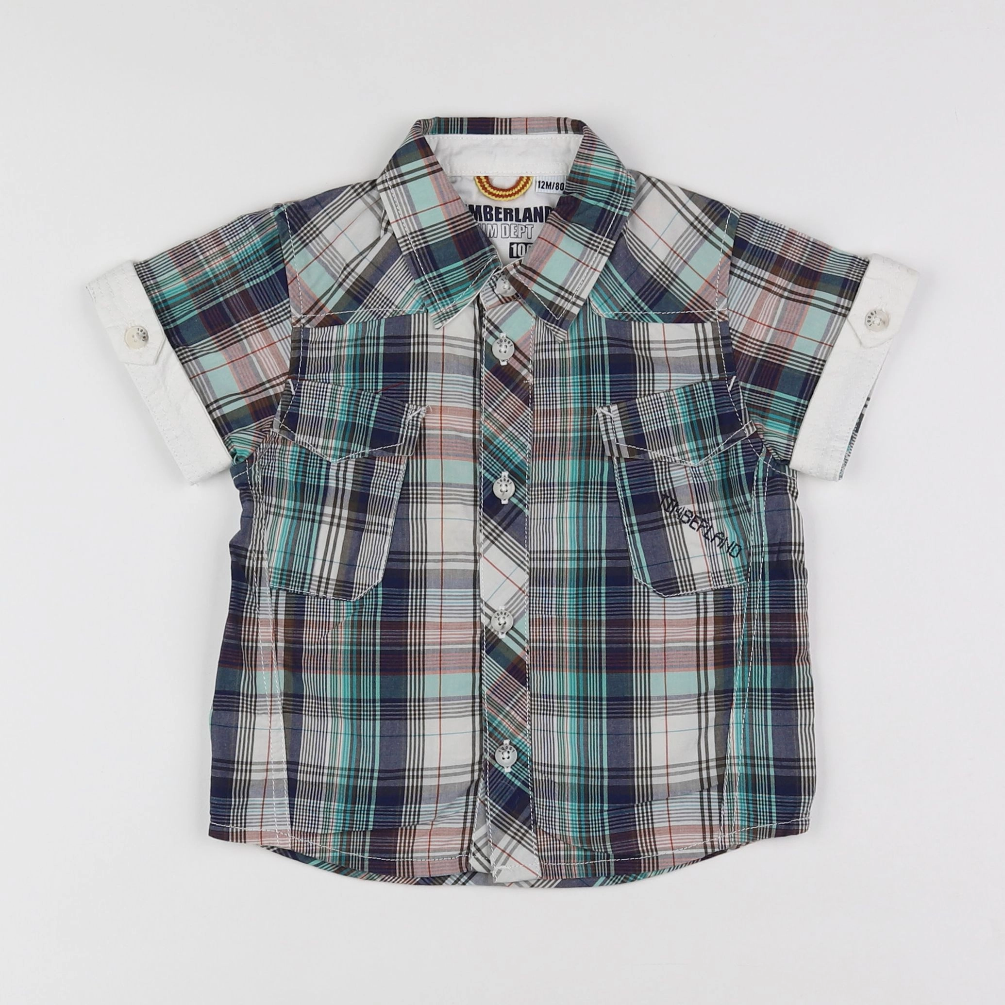 Timberland - chemise multicolore - 12 mois