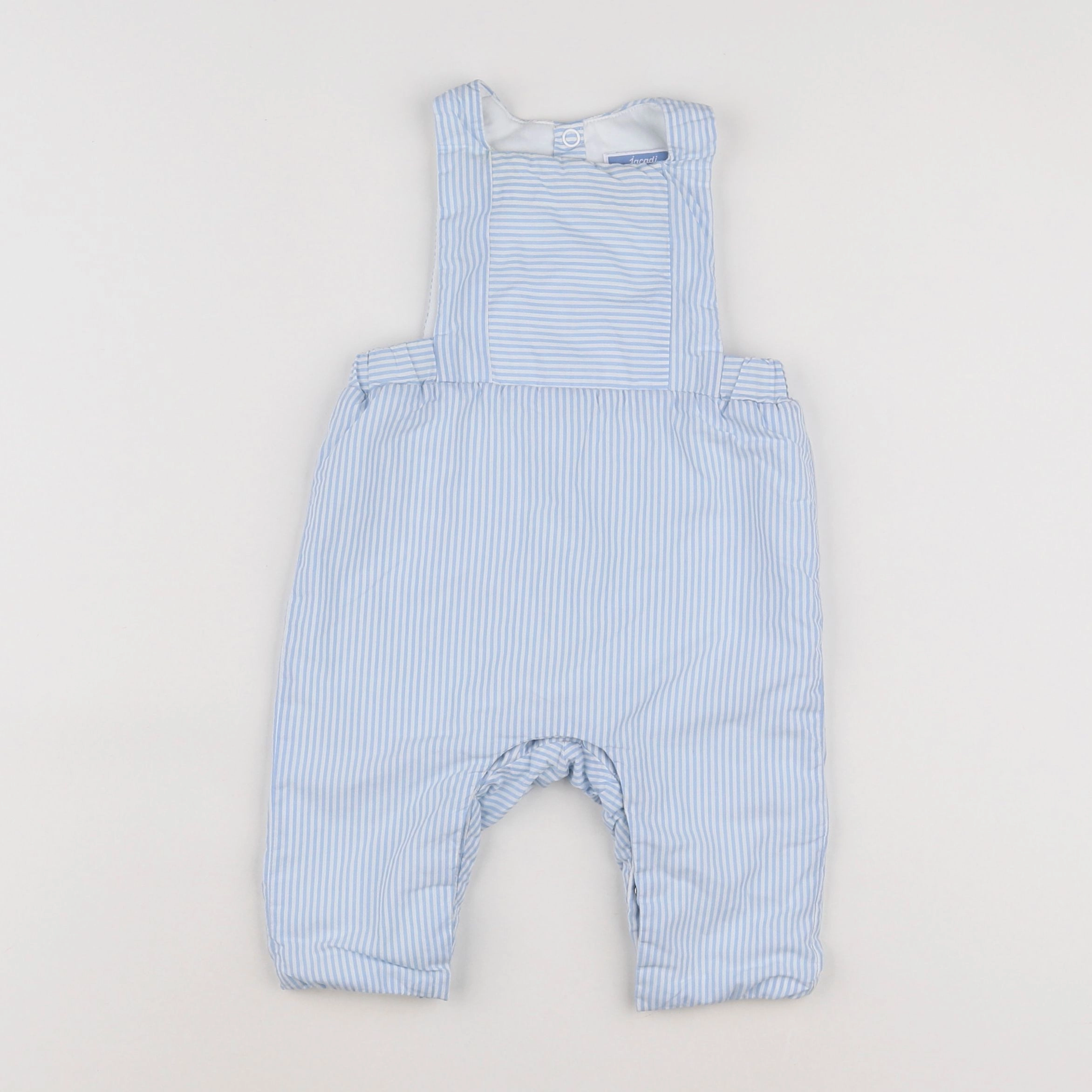Jacadi - combinaison bleu, blanc - 6 mois