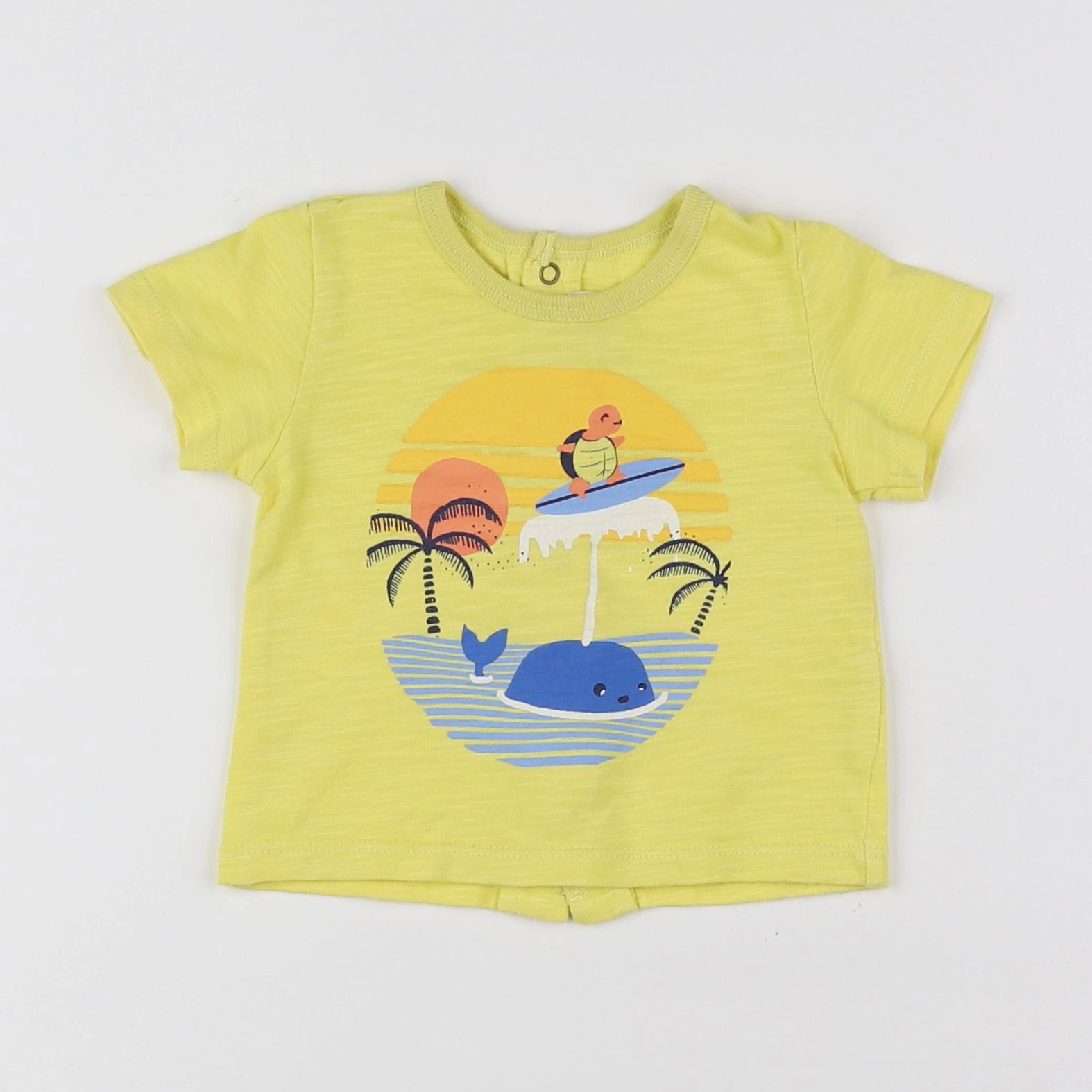 Catimini - tee-shirt jaune - 3 mois