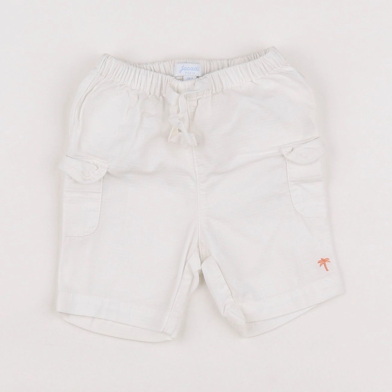 Jacadi - short blanc - 1 mois