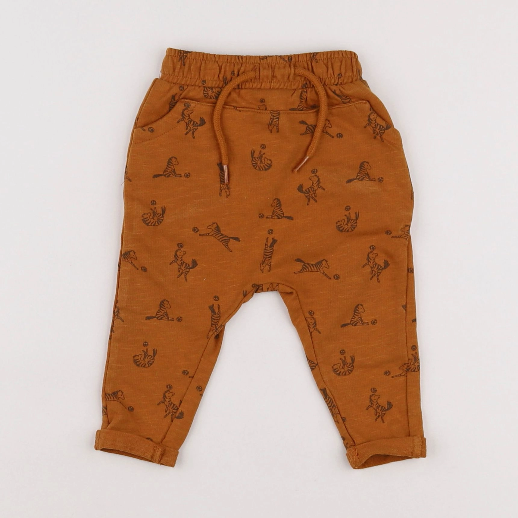 Vertbaudet - pantalon marron - 3 mois