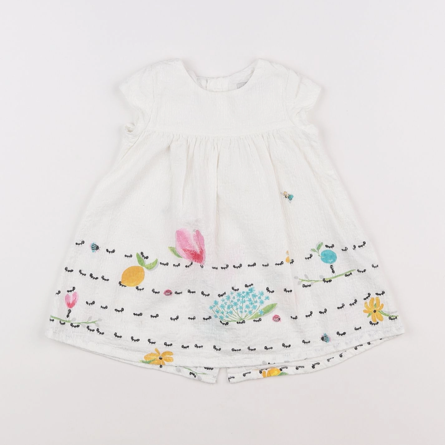 Catimini - robe blanc - 12 mois