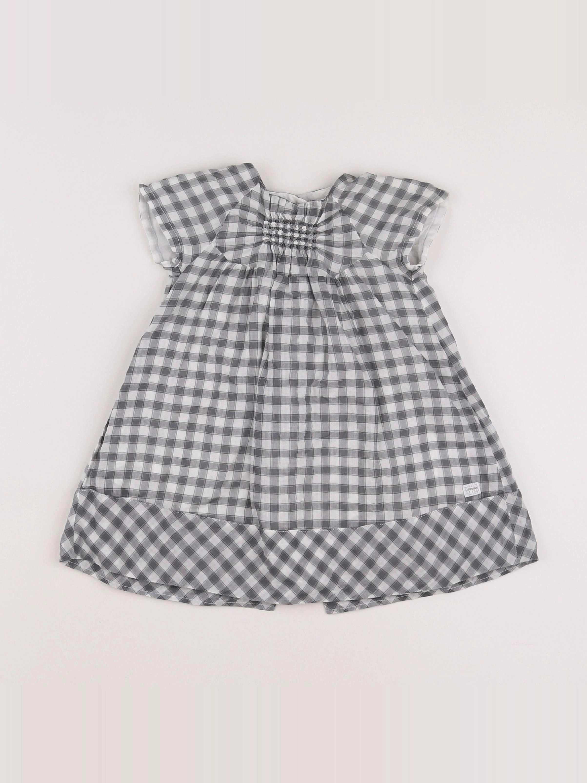 Absorba - robe gris - 12 mois