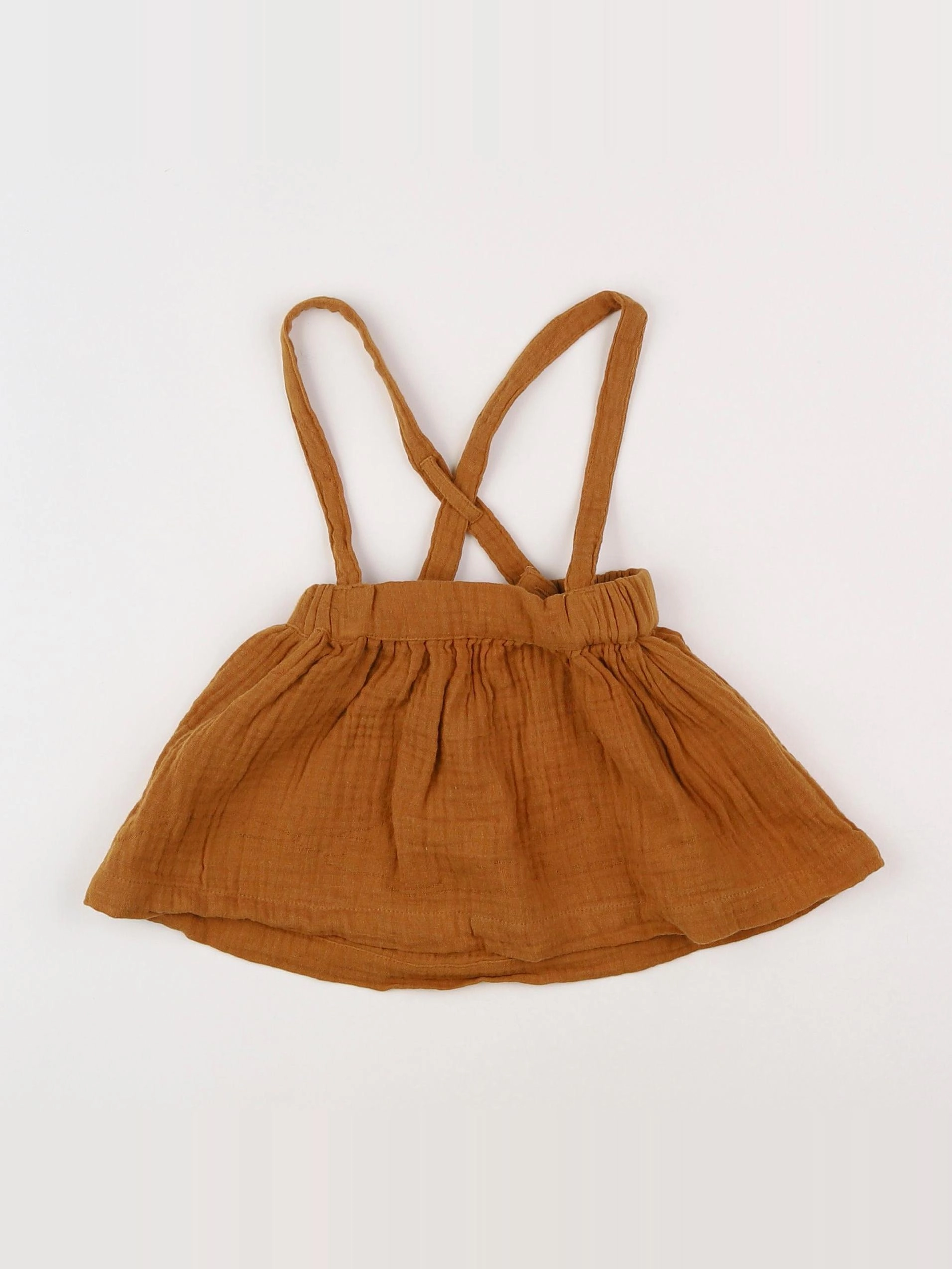 Vertbaudet - jupe marron - 9 mois