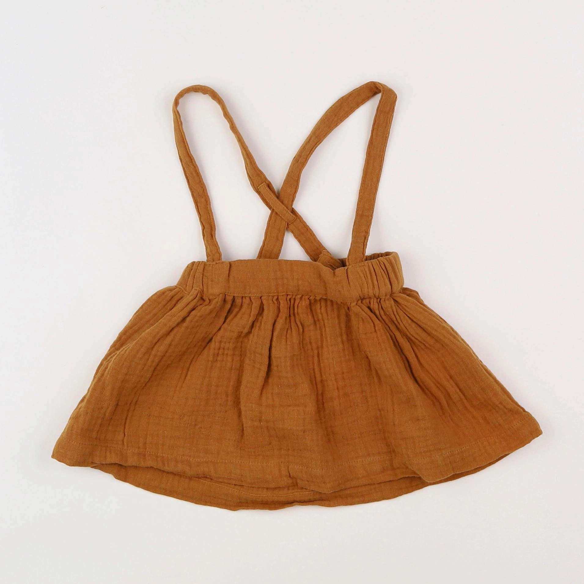 Vertbaudet - jupe marron - 9 mois
