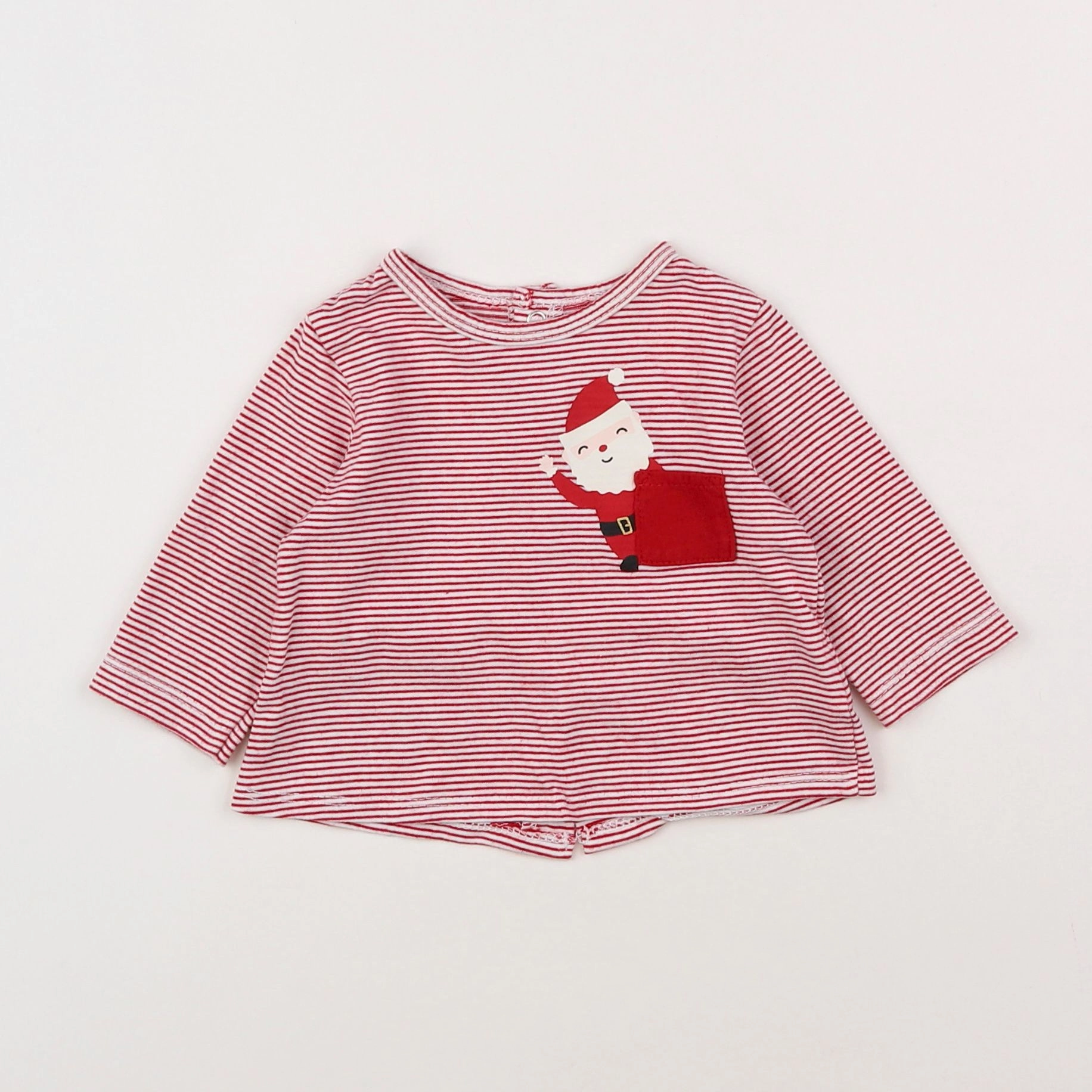 Vertbaudet - tee-shirt rouge - 3 mois