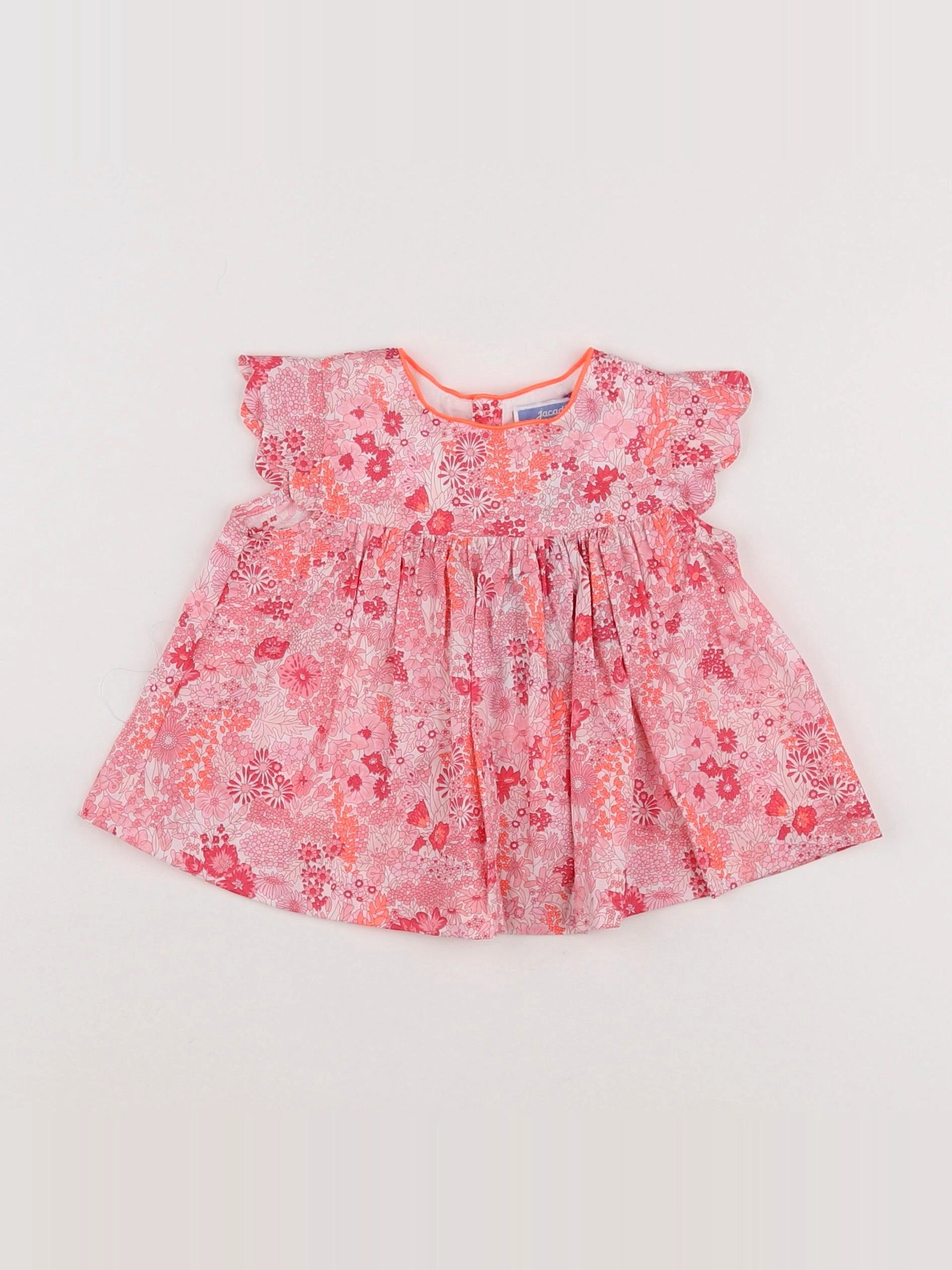 Jacadi - blouse liberty rose - 6 mois