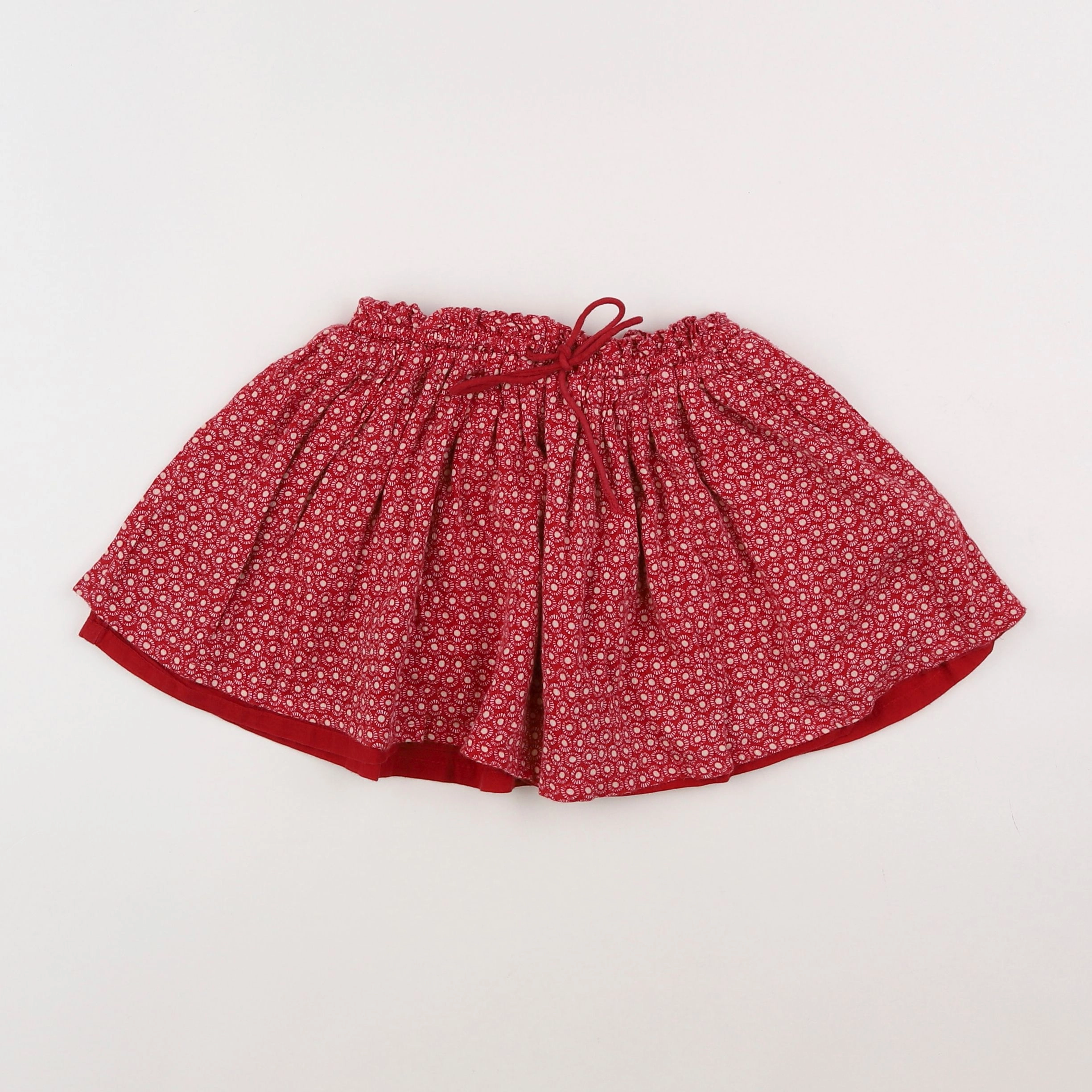 Monoprix - jupe rouge - 4 ans