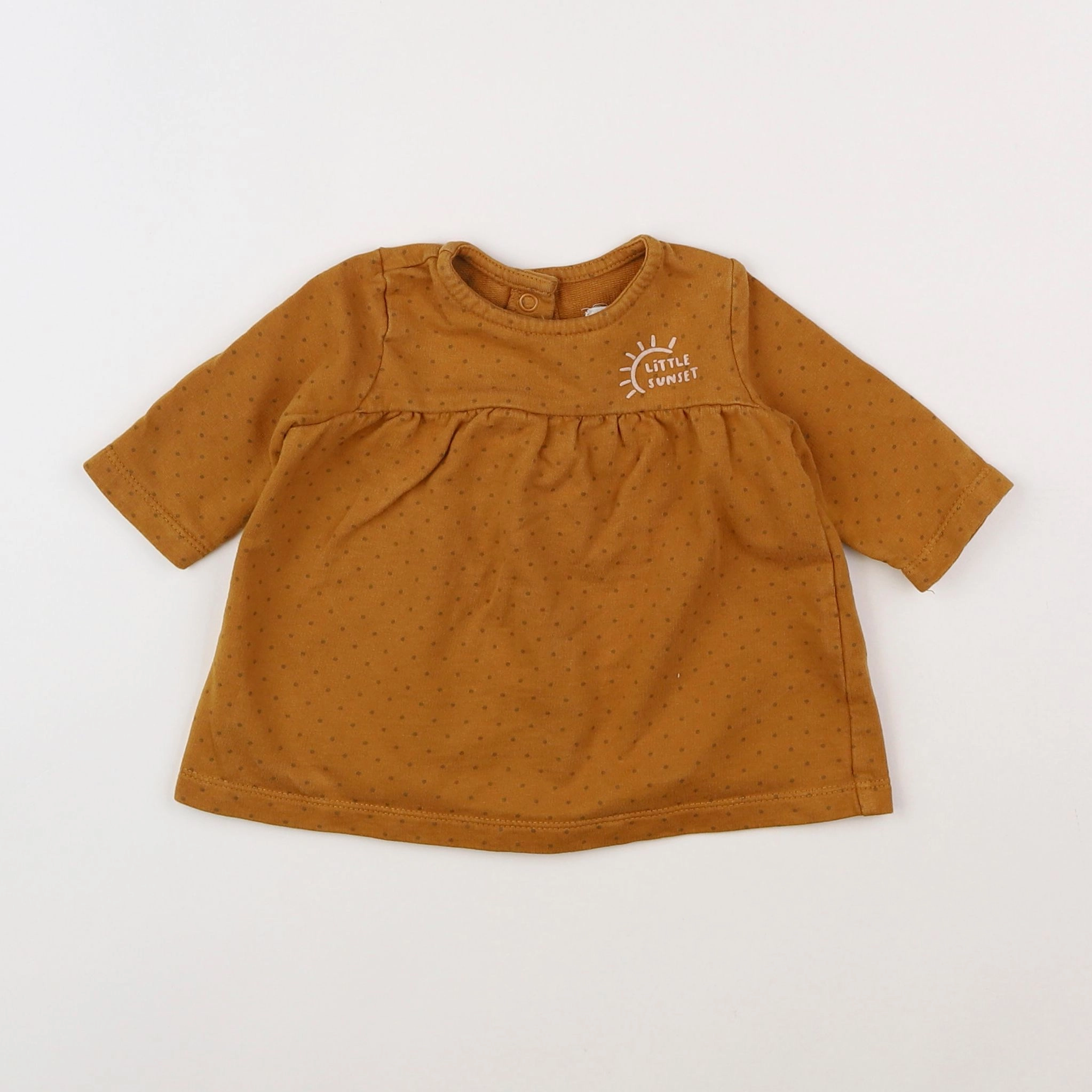 Vertbaudet - robe marron - 3 mois