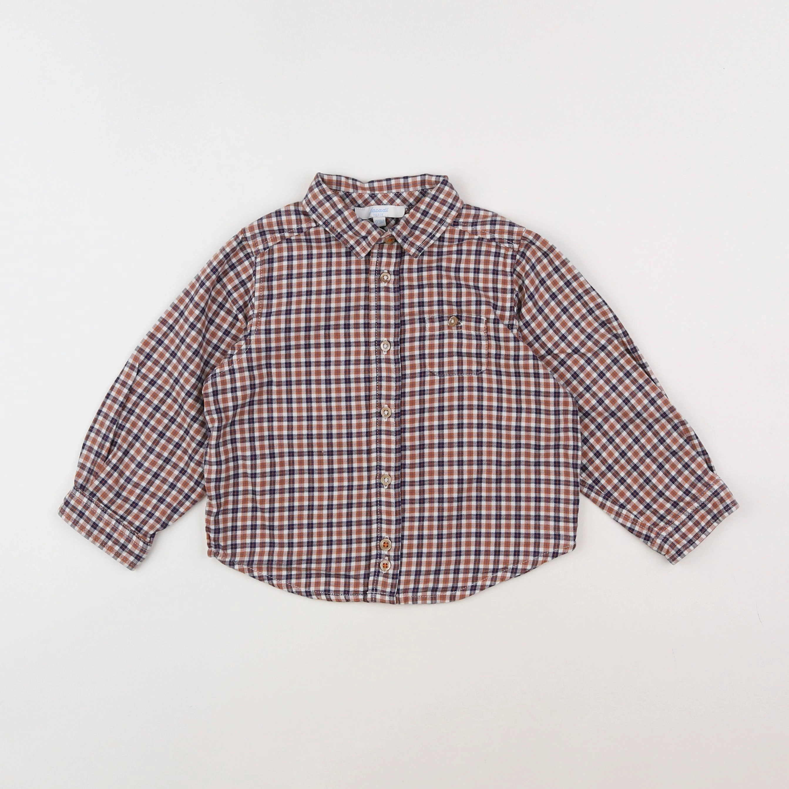 Jacadi - chemise marron - 2 ans