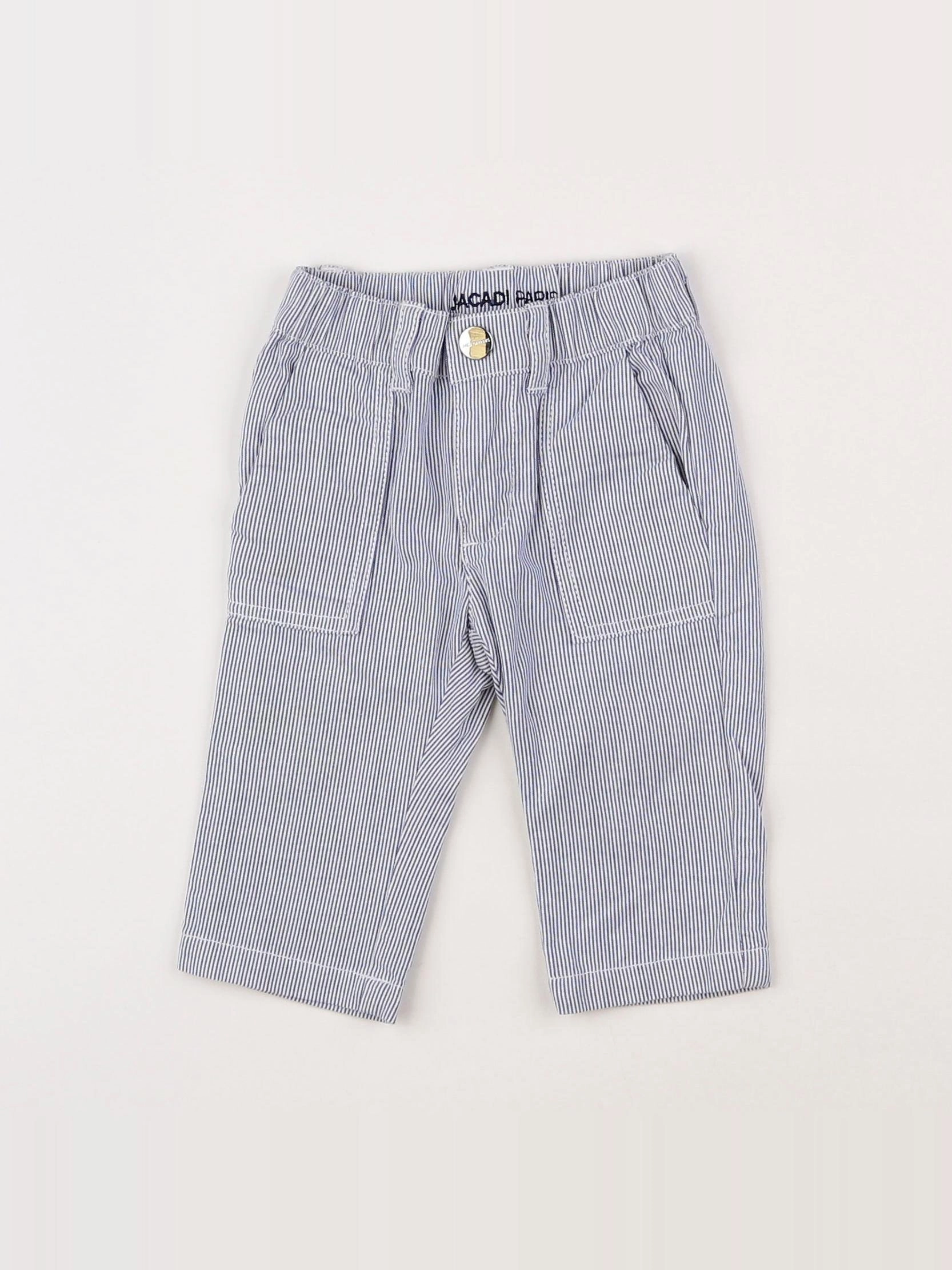 Jacadi - pantalon bleu - 6 mois