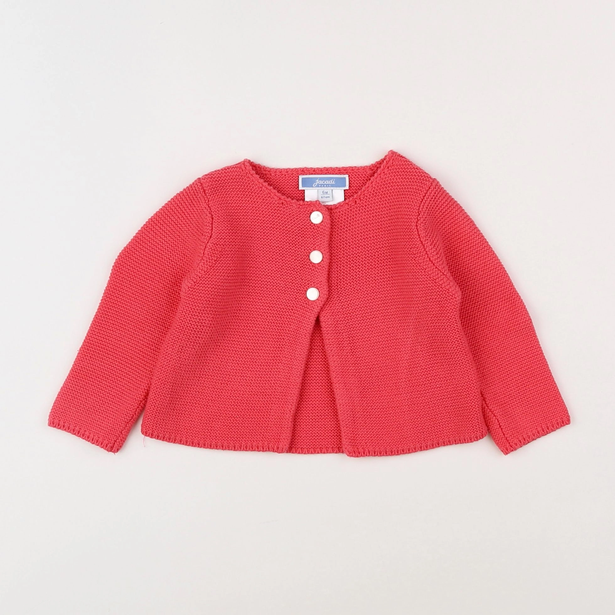 Jacadi - gilet rose - 6 mois
