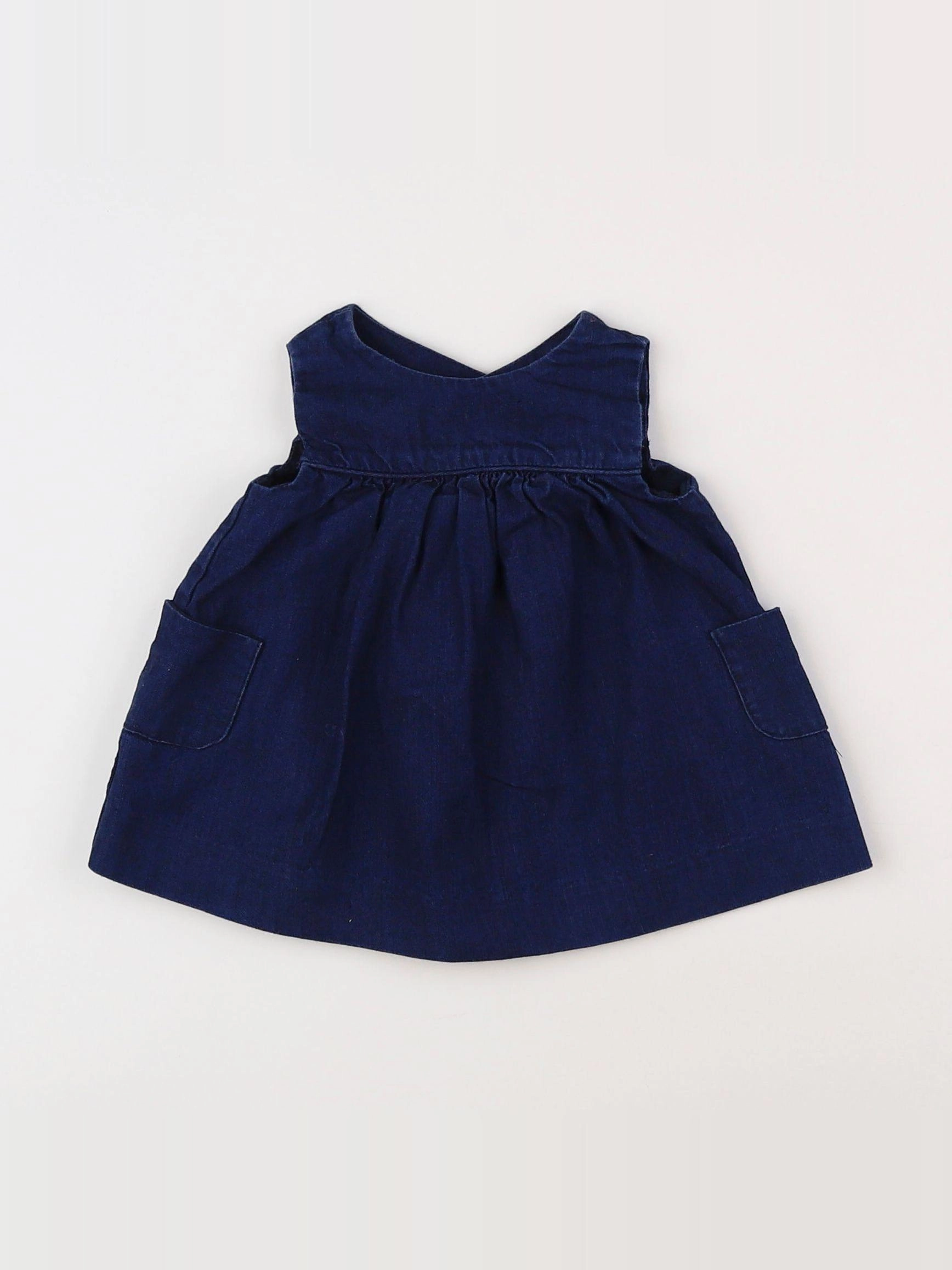 Jacadi - robe bleu - 1 mois