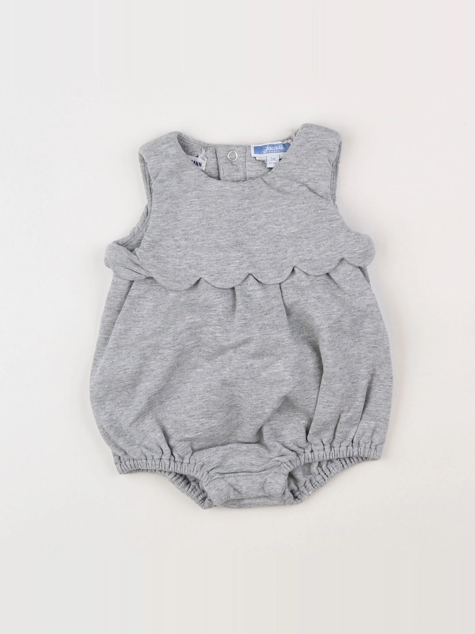 Jacadi - combinaison gris - 6 mois