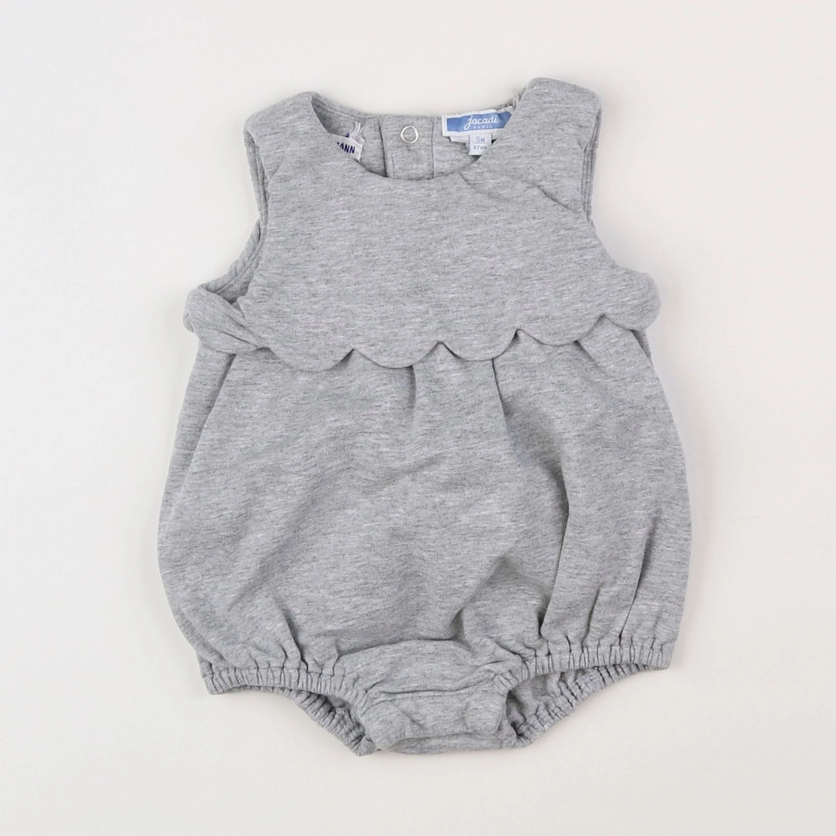 Jacadi - combinaison gris - 6 mois