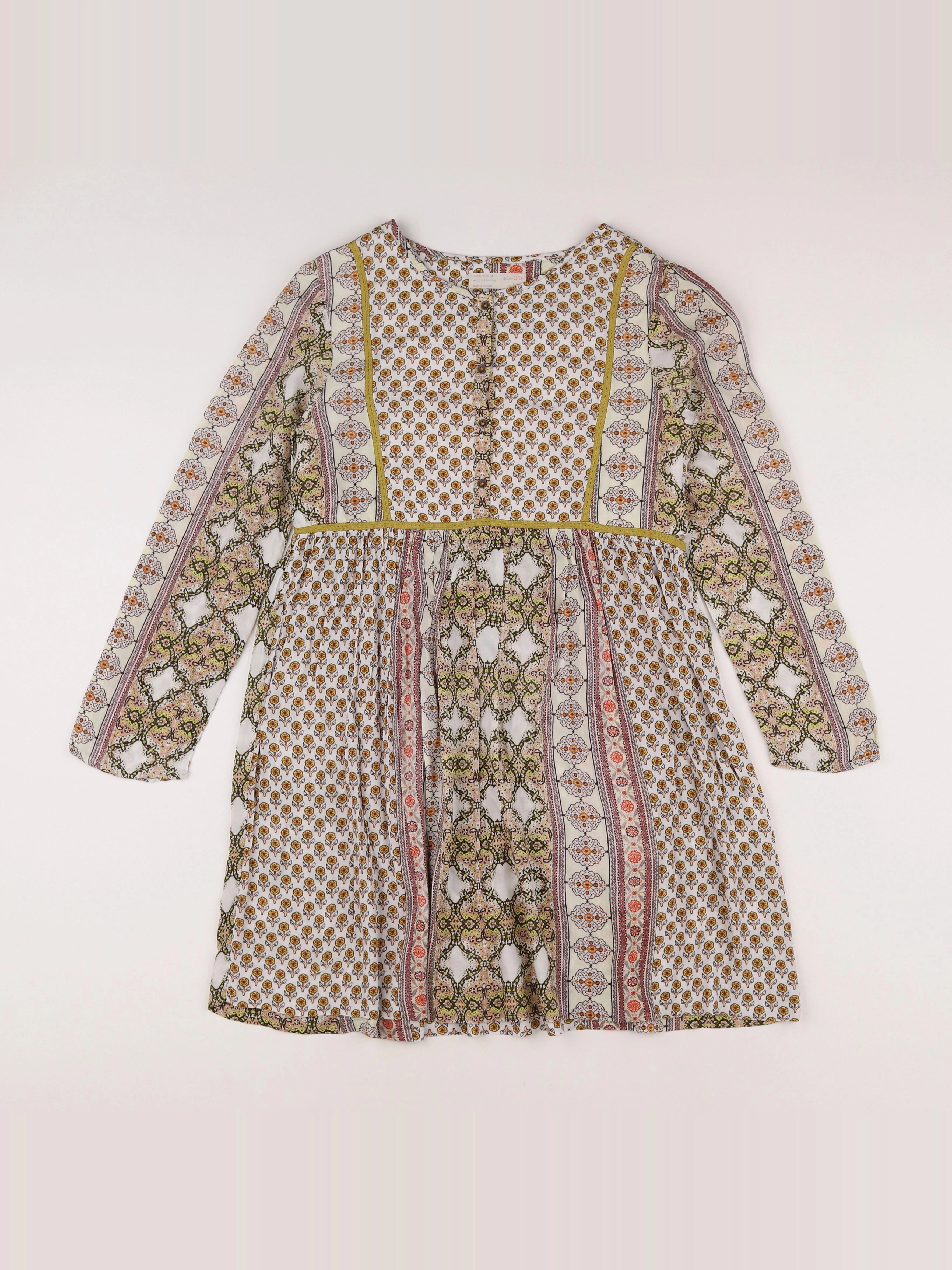 Zara - robe multicolore - 13/14 ans