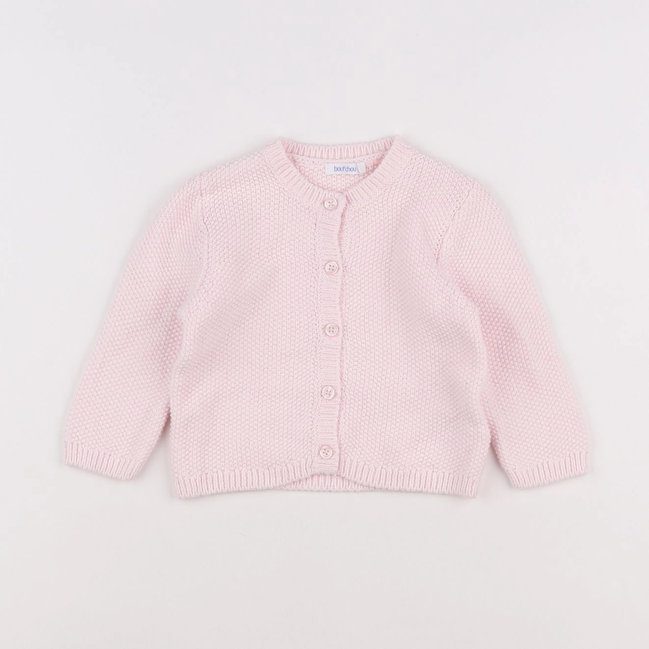 Boutchou - gilet rose - 6 mois