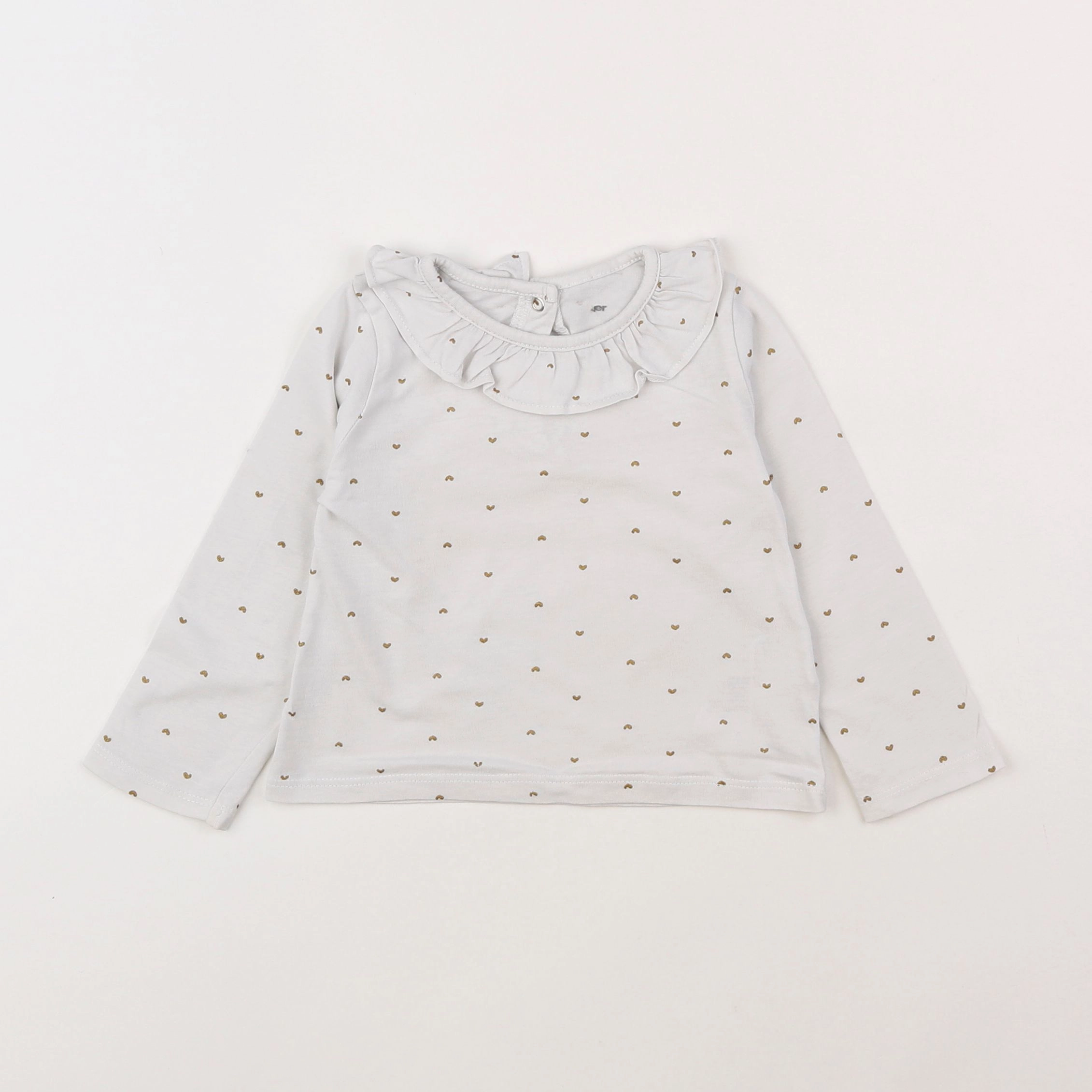 Vertbaudet - tee-shirt blanc - 12/18 mois