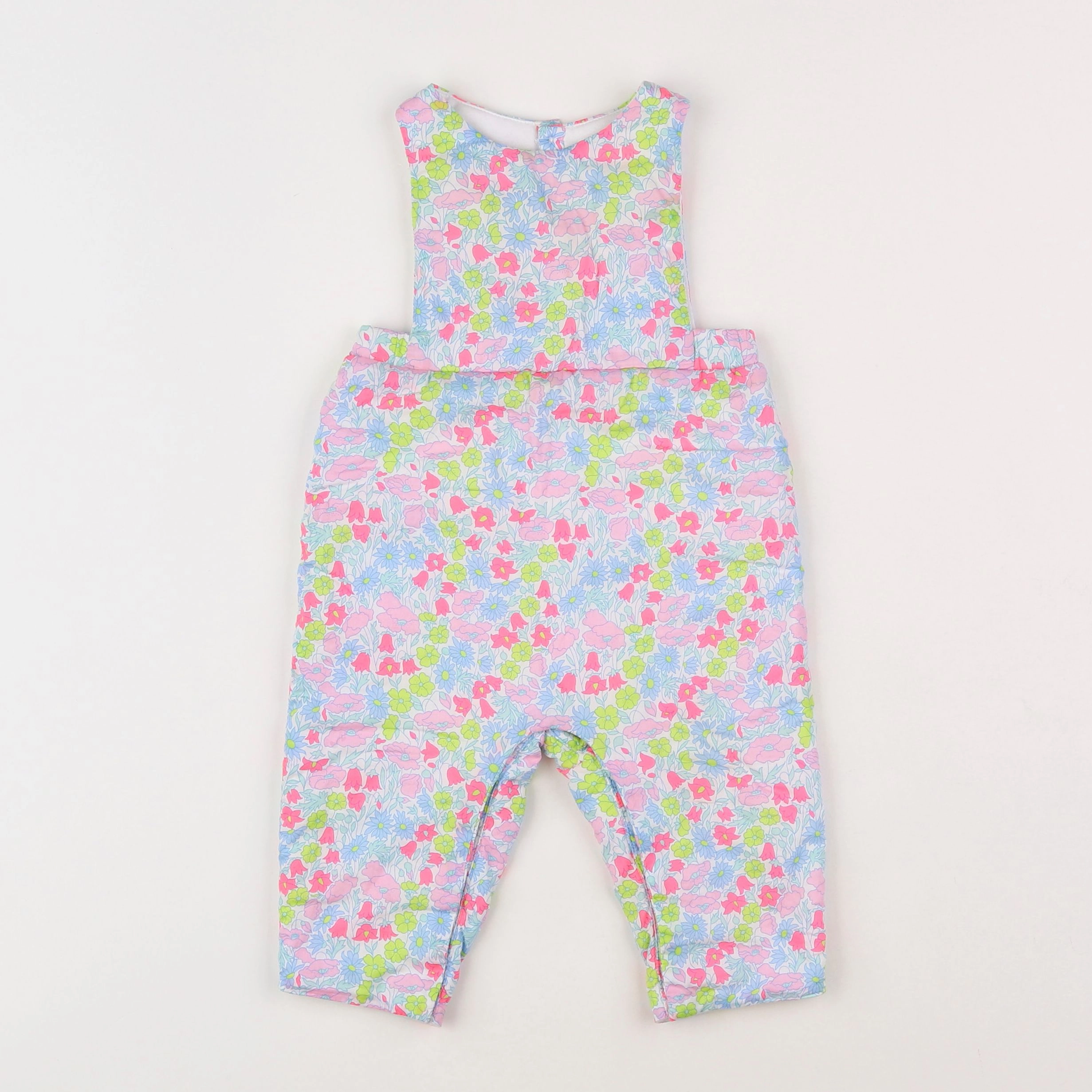 Jacadi - combinaison rose, bleu - 6 mois