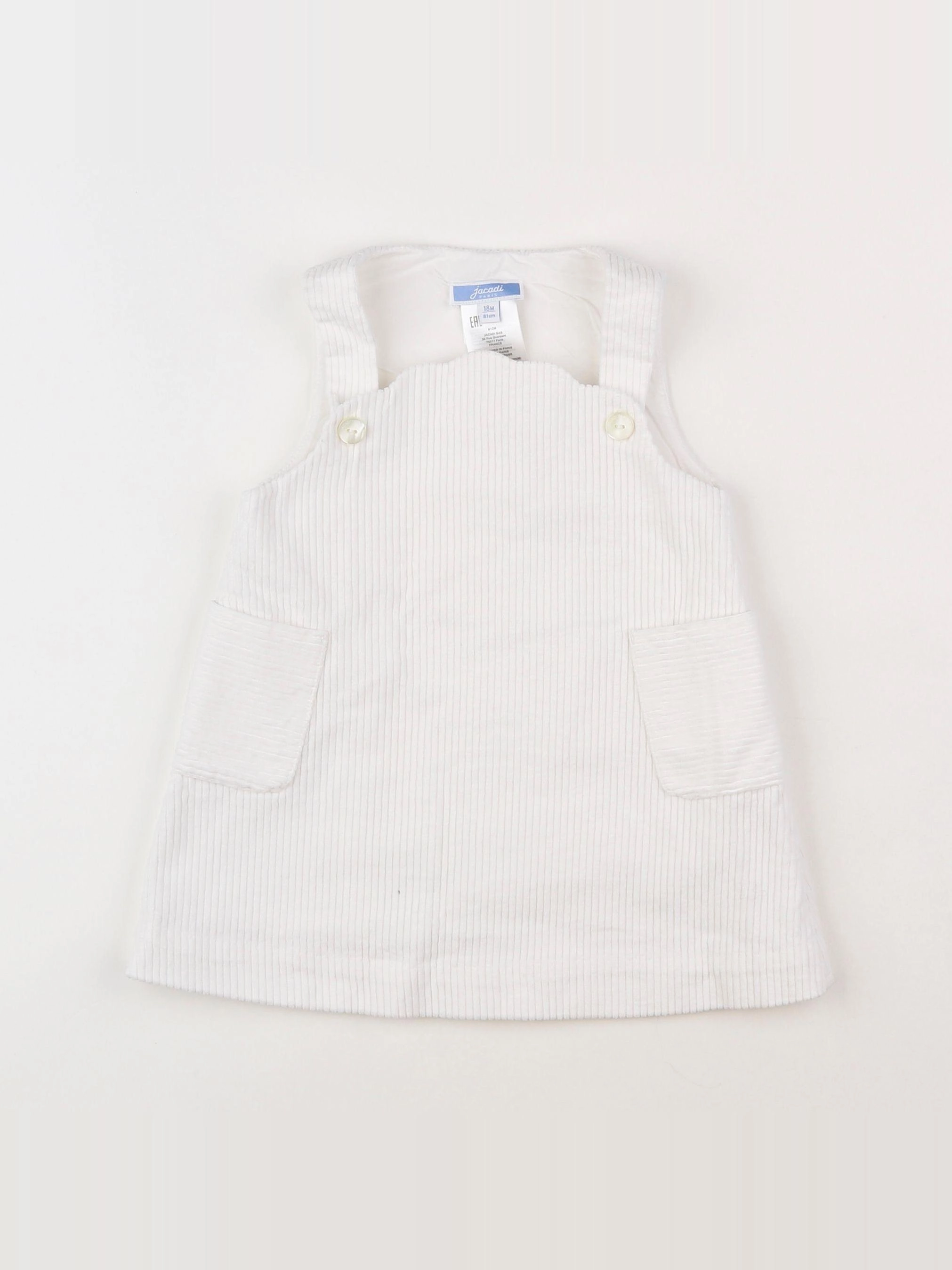 Jacadi - robe blanc - 18 mois