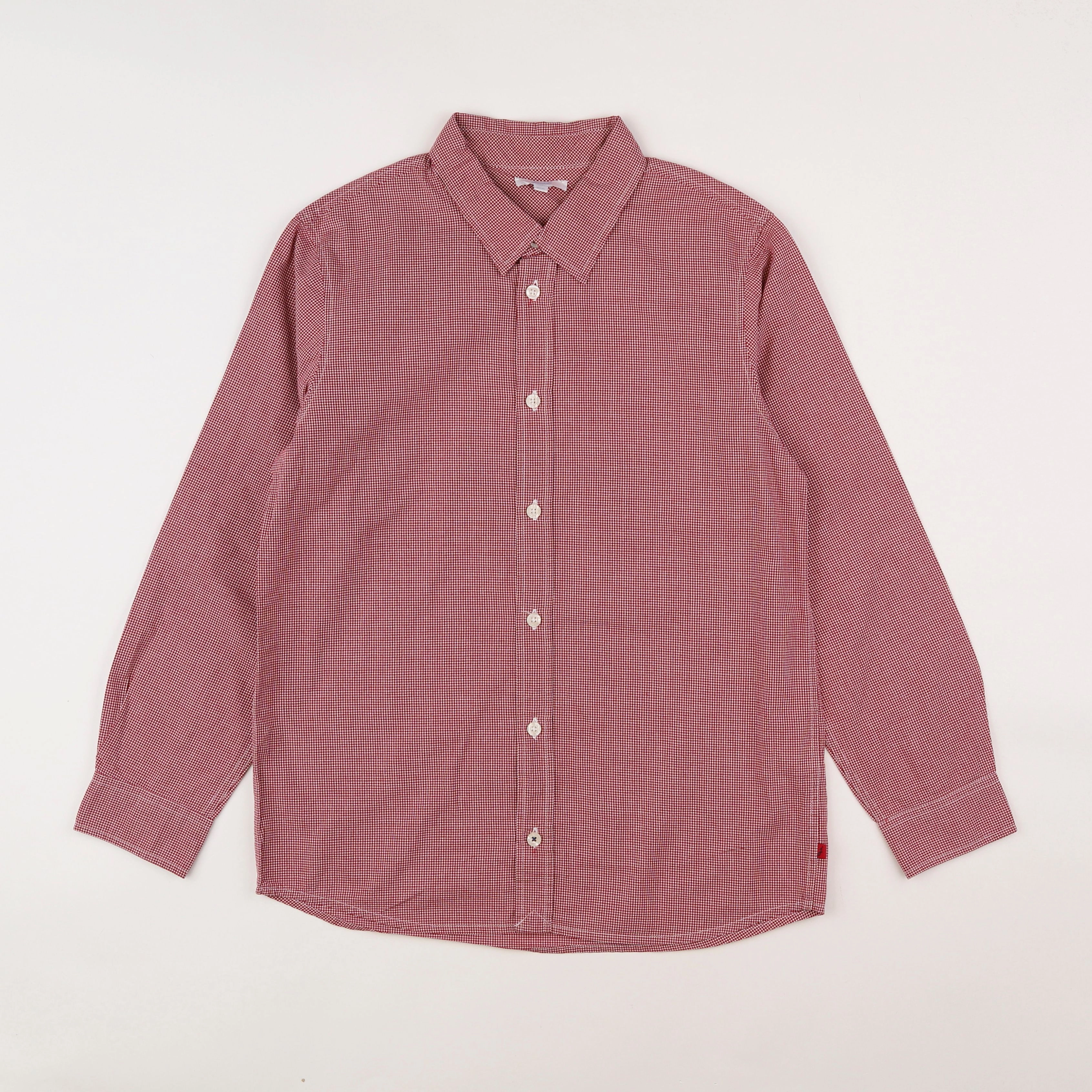 Jacadi - chemise rouge, blanc - 12 ans