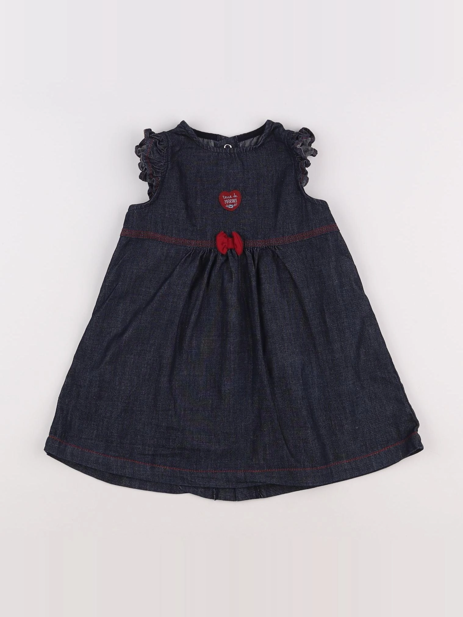 Terre de marins - robe bleu - 18 mois