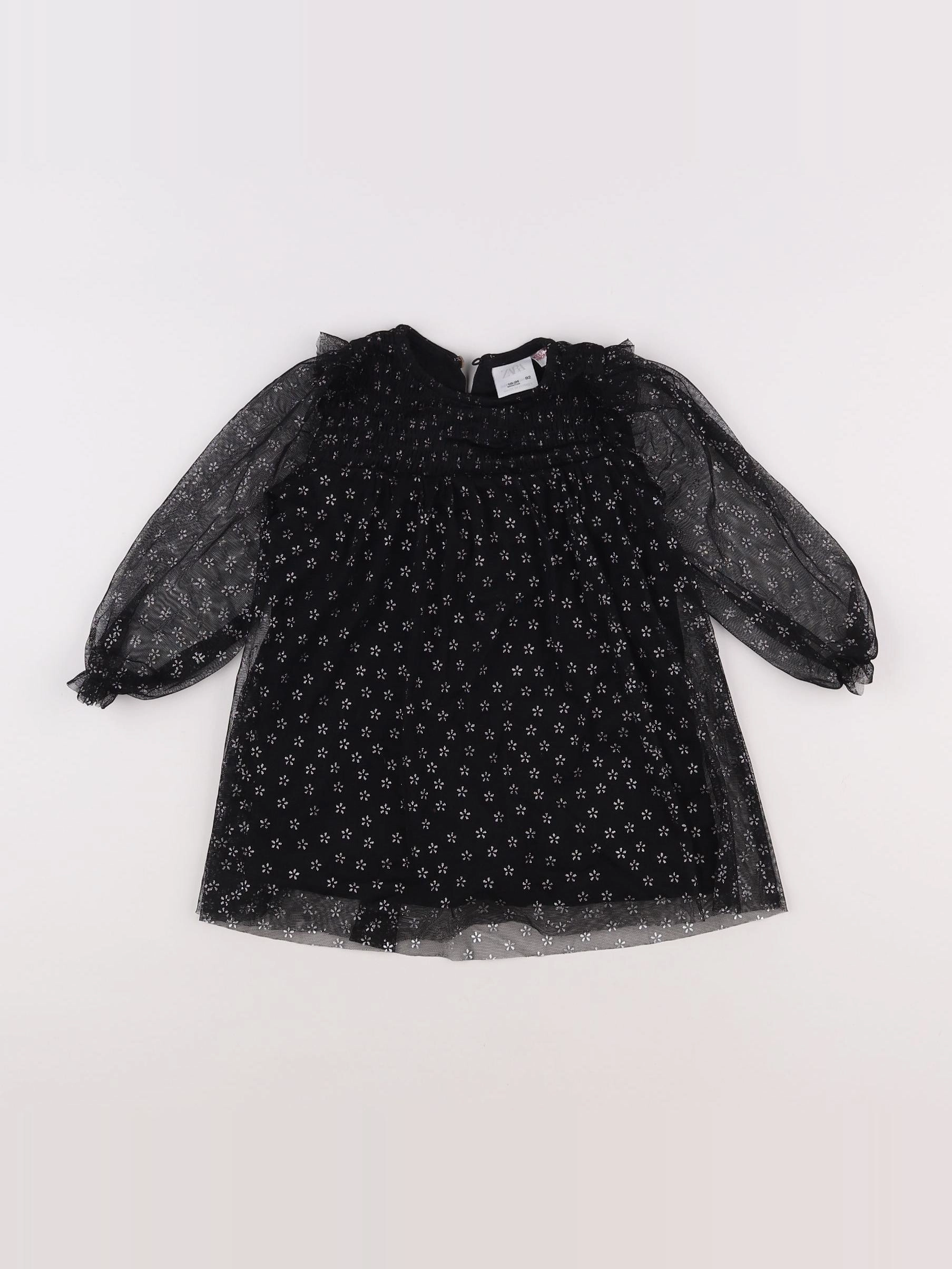 Zara - robe noir - 18 mois à 2 ans