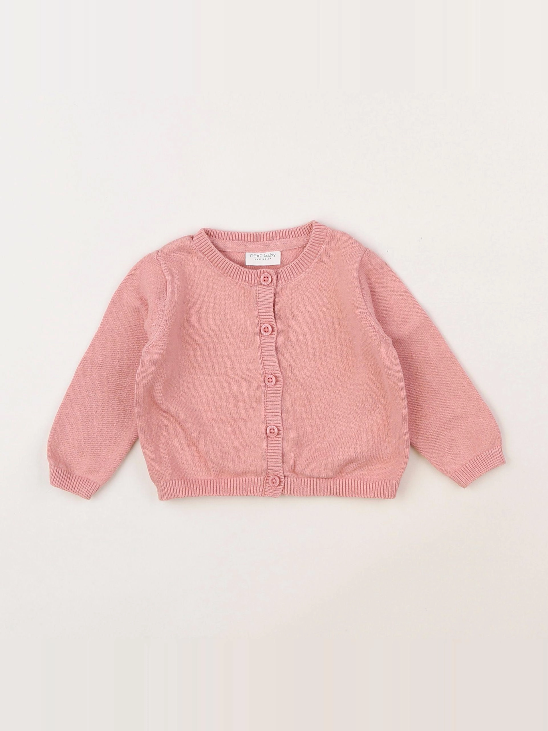 Next - gilet rose - 6 mois