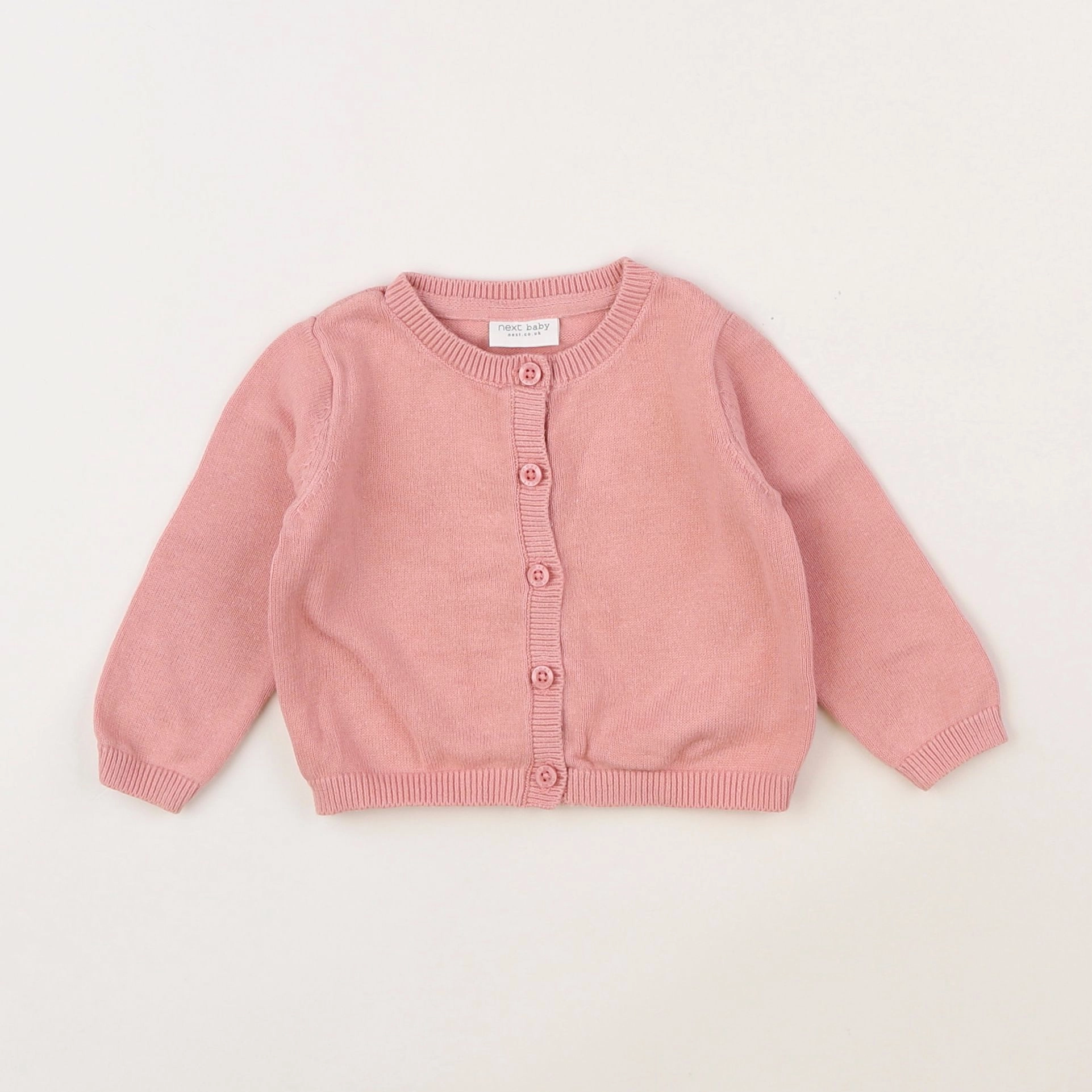 Next - gilet rose - 6 mois