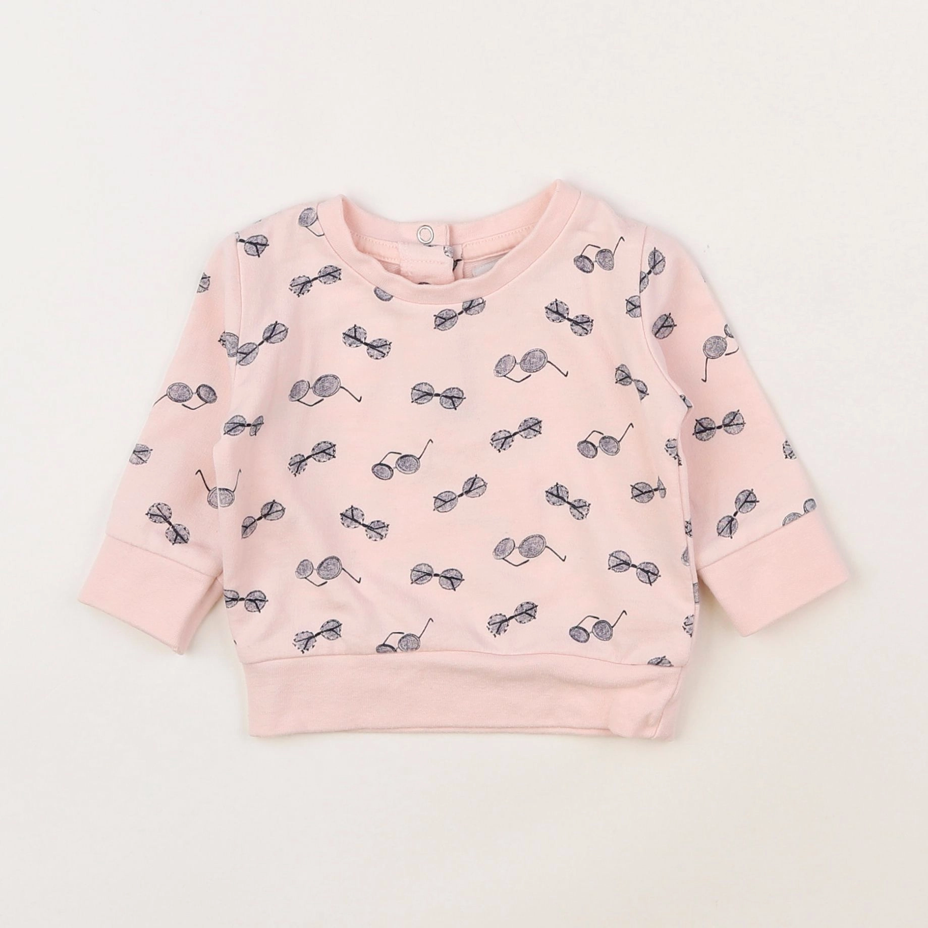 La Redoute - sweat rose - 3/6 mois