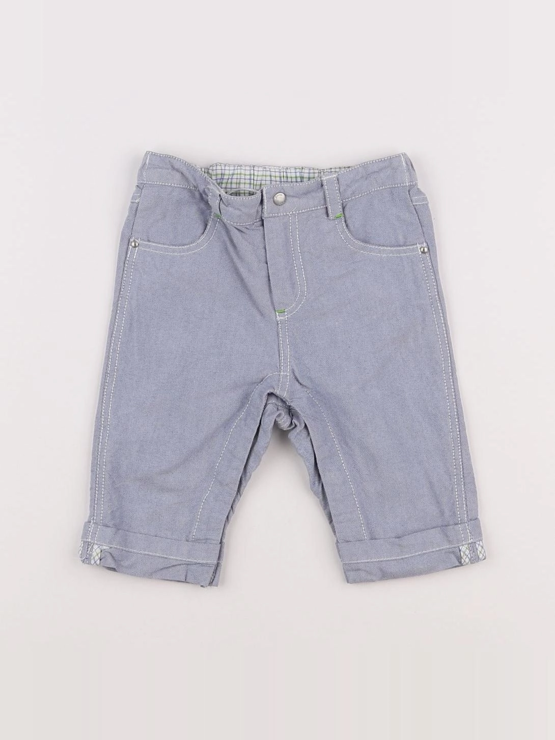 Jacadi - pantalon bleu - 6 mois