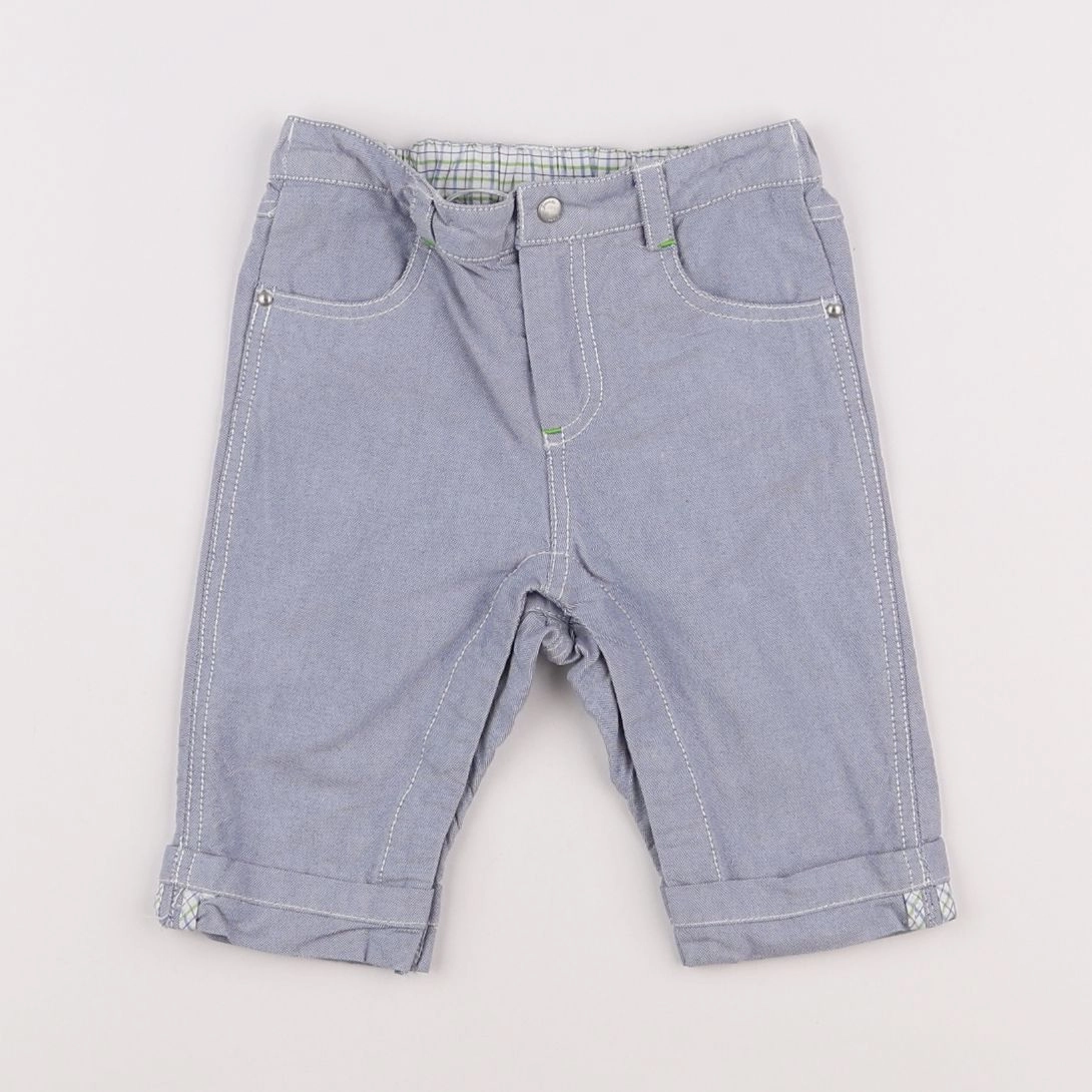 Jacadi - pantalon bleu - 6 mois