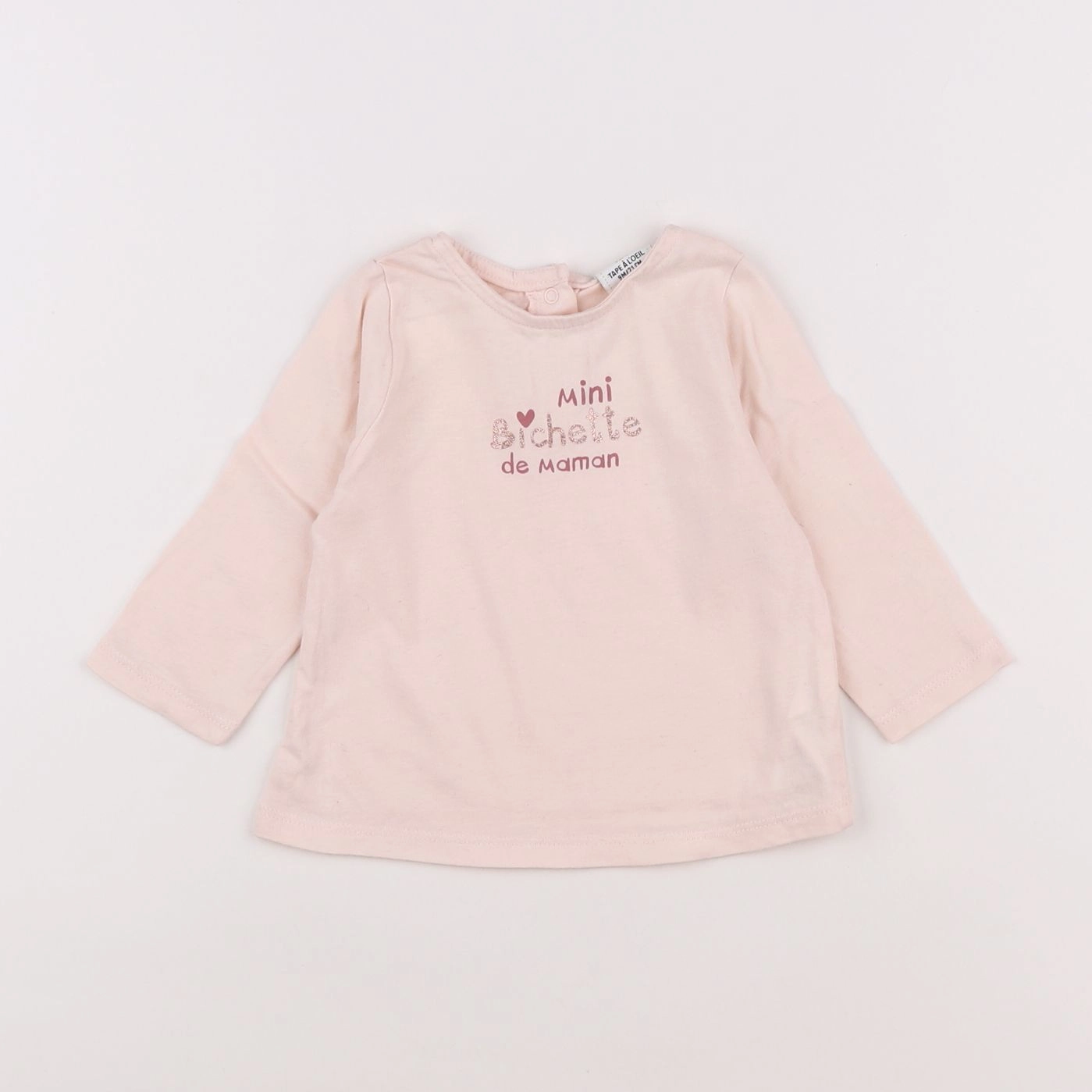 Tape à l'oeil - tee-shirt rose - 9 mois