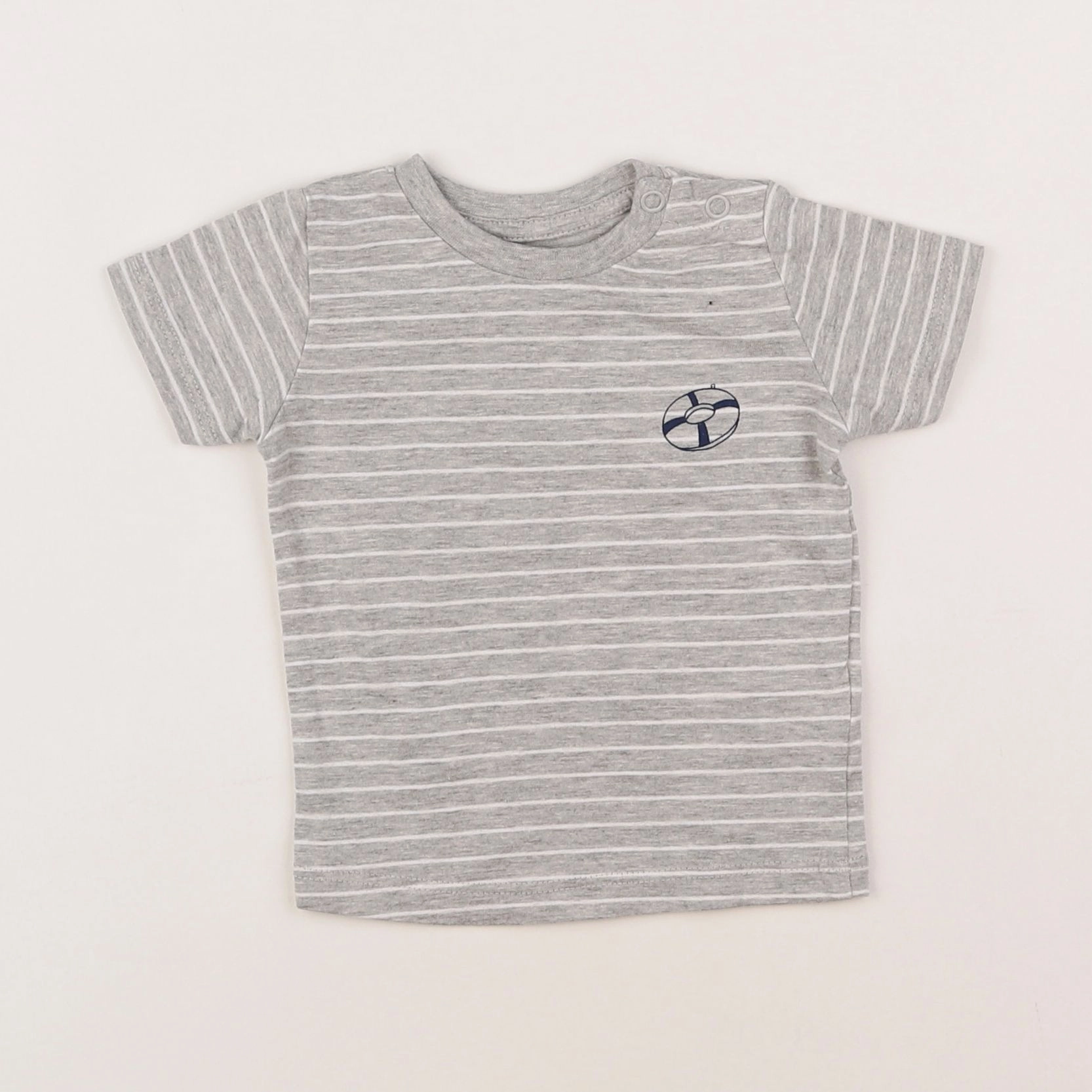 Vertbaudet - tee-shirt gris - 3 mois