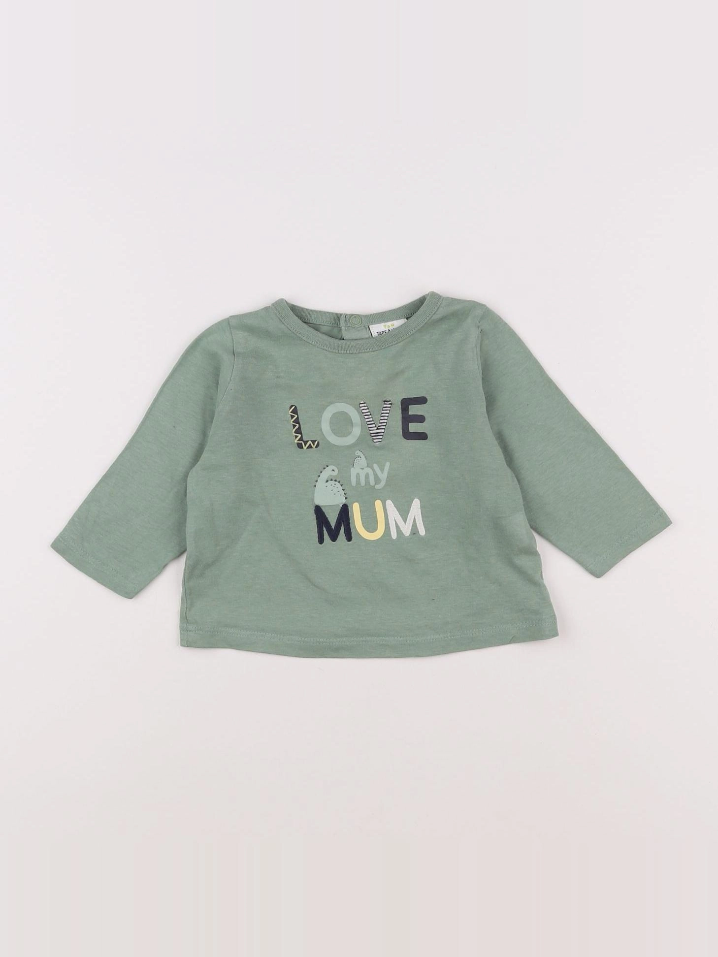 Tape à l'oeil - tee-shirt vert - 6 mois