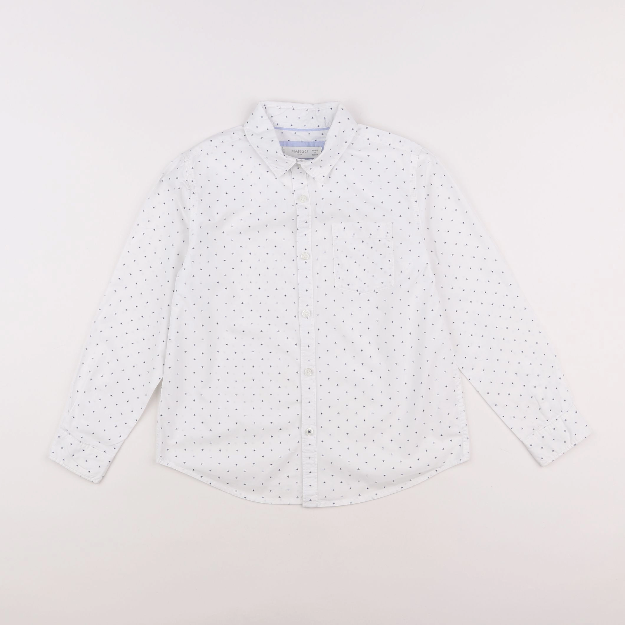 Mango - chemise blanc - 6/7 ans