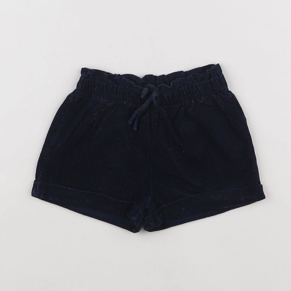 Vertbaudet - short bleu - 12 mois
