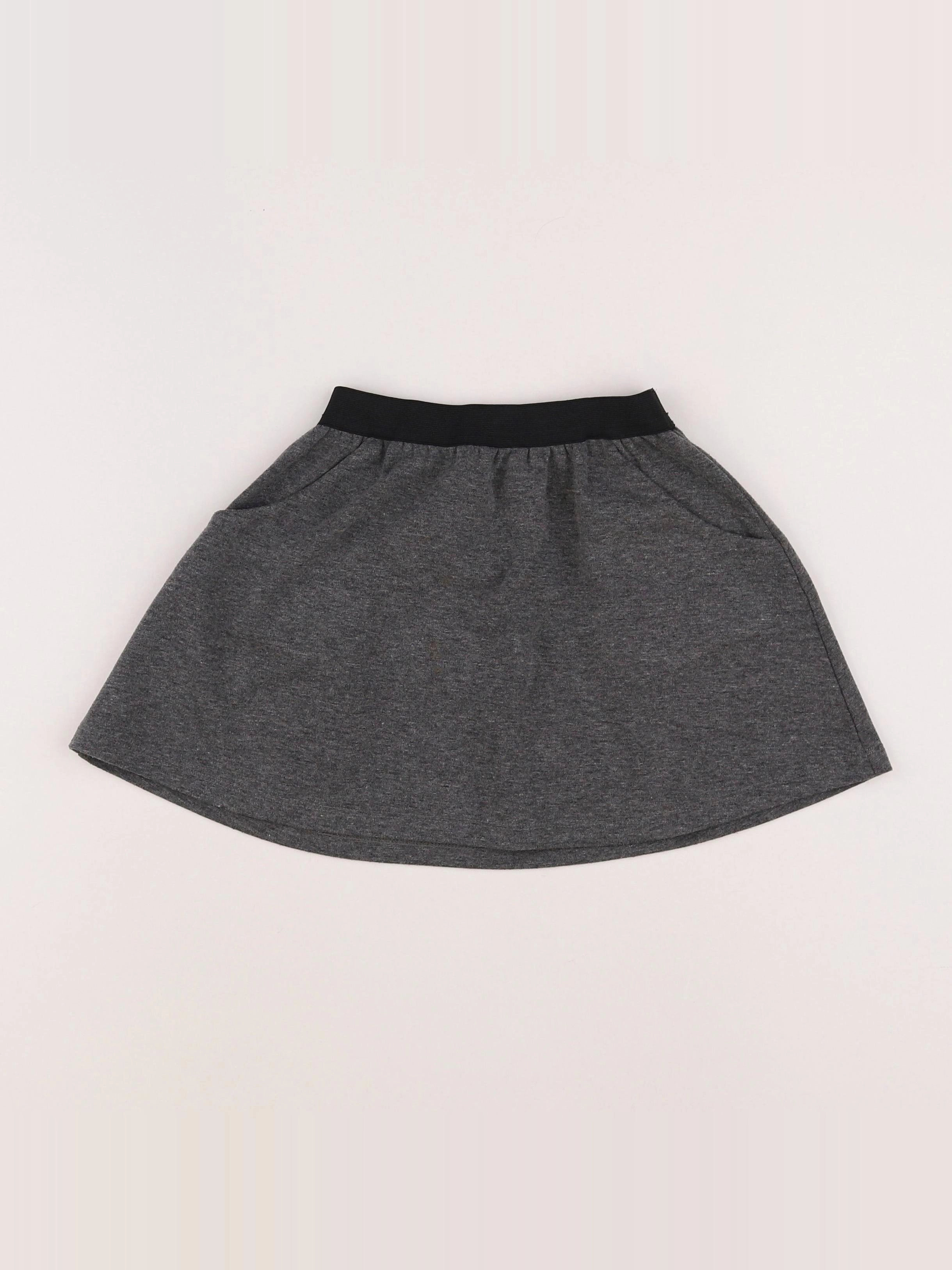 Monoprix - jupe gris - 5 ans