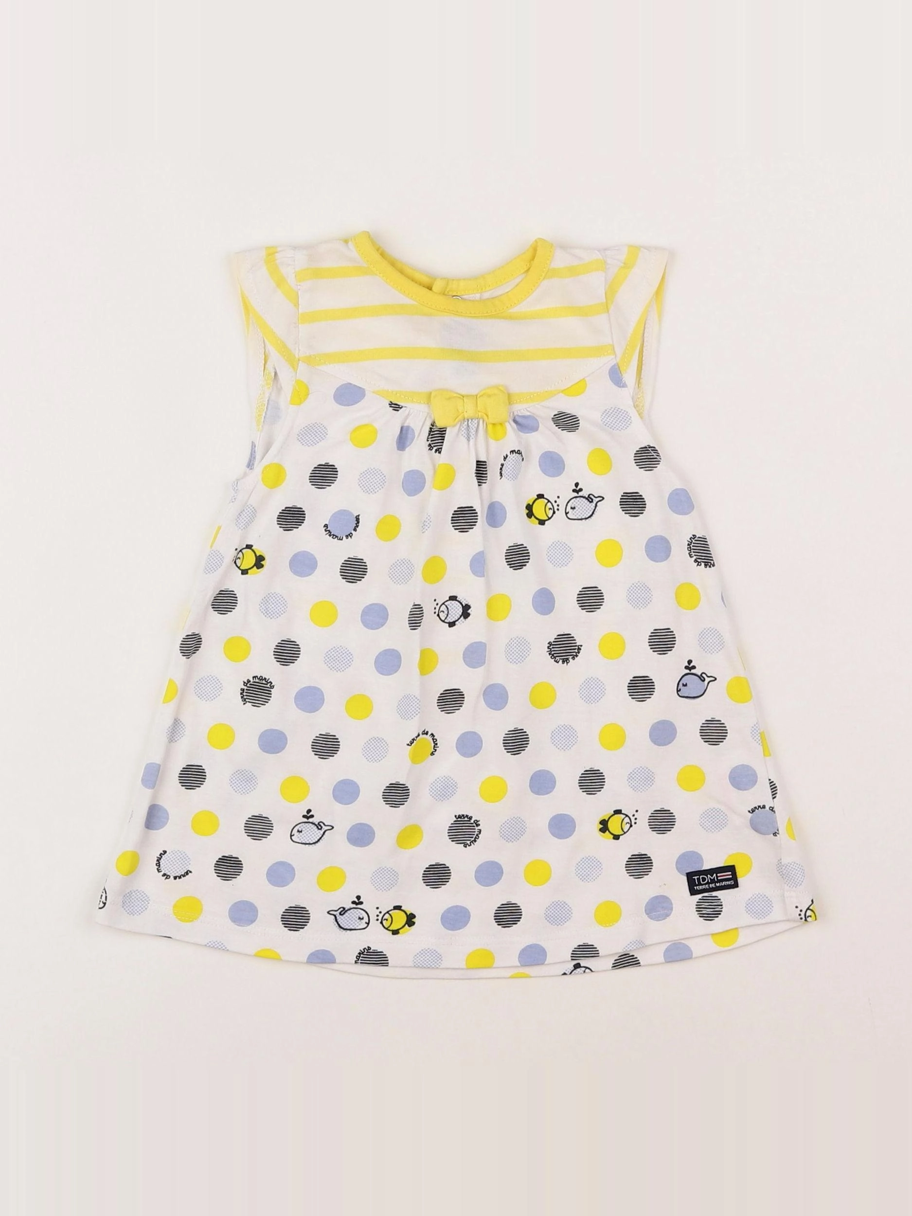 Terre de marins - robe multicolore - 6 mois