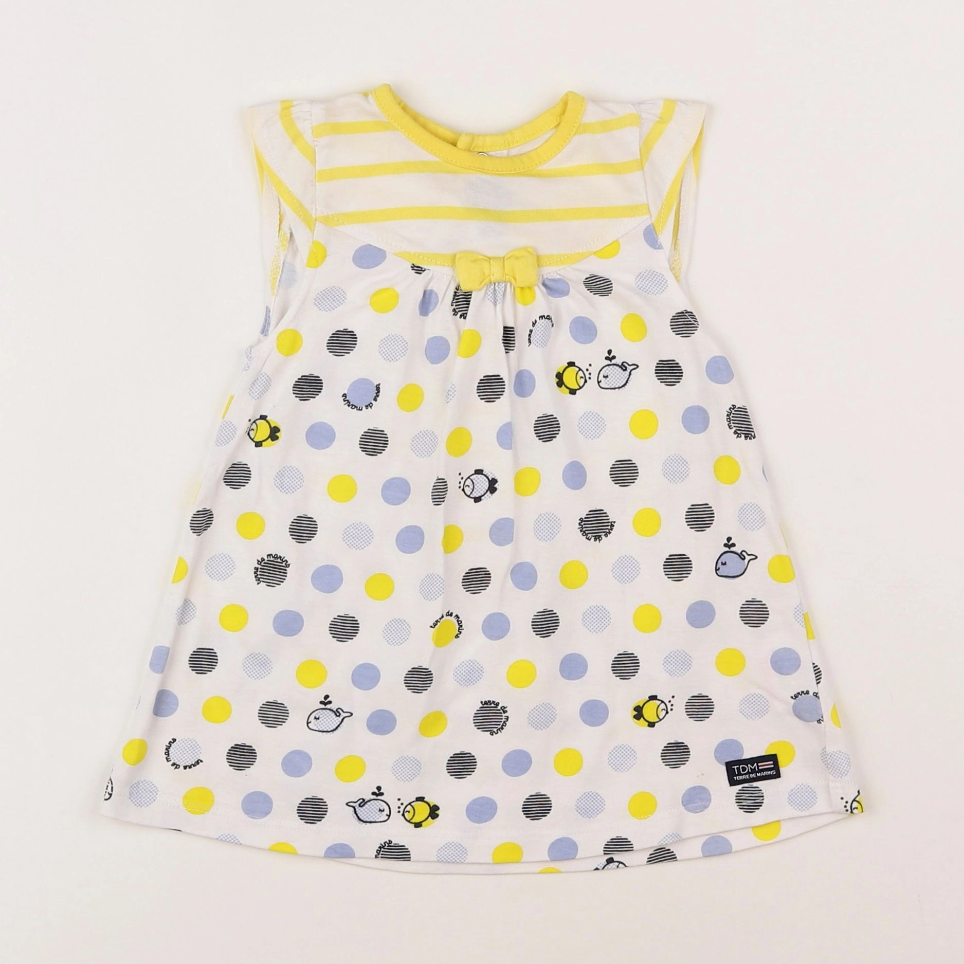 Terre de marins - robe multicolore - 6 mois