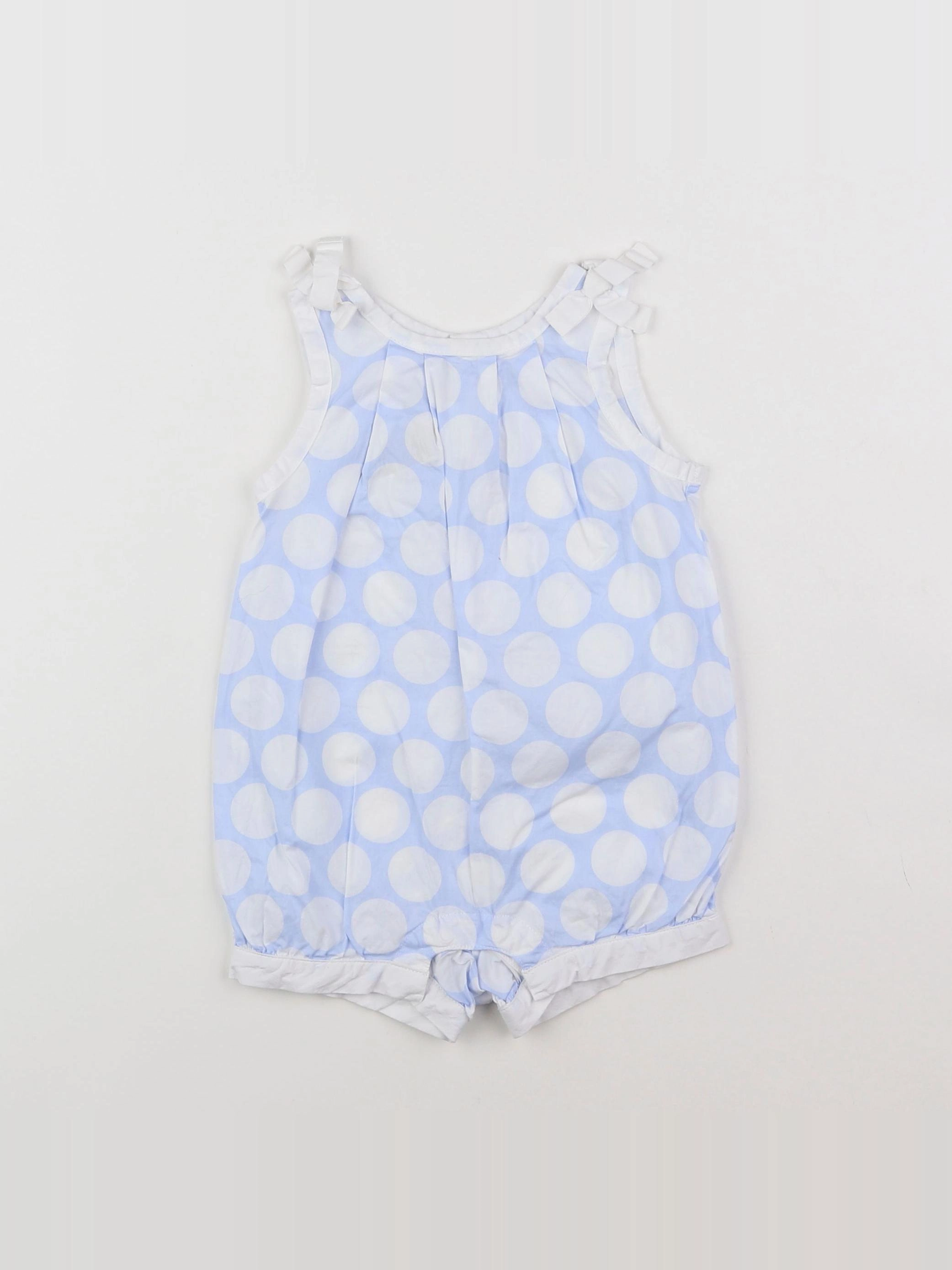 Jacadi - combinaison blanc, bleu - 12 mois