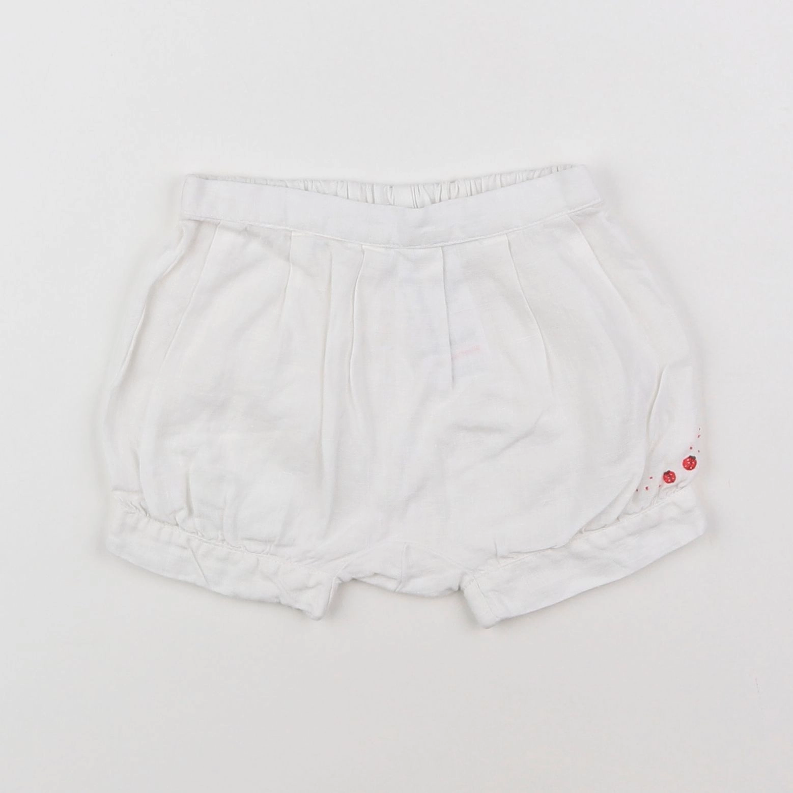 Jacadi - short blanc - 12 mois