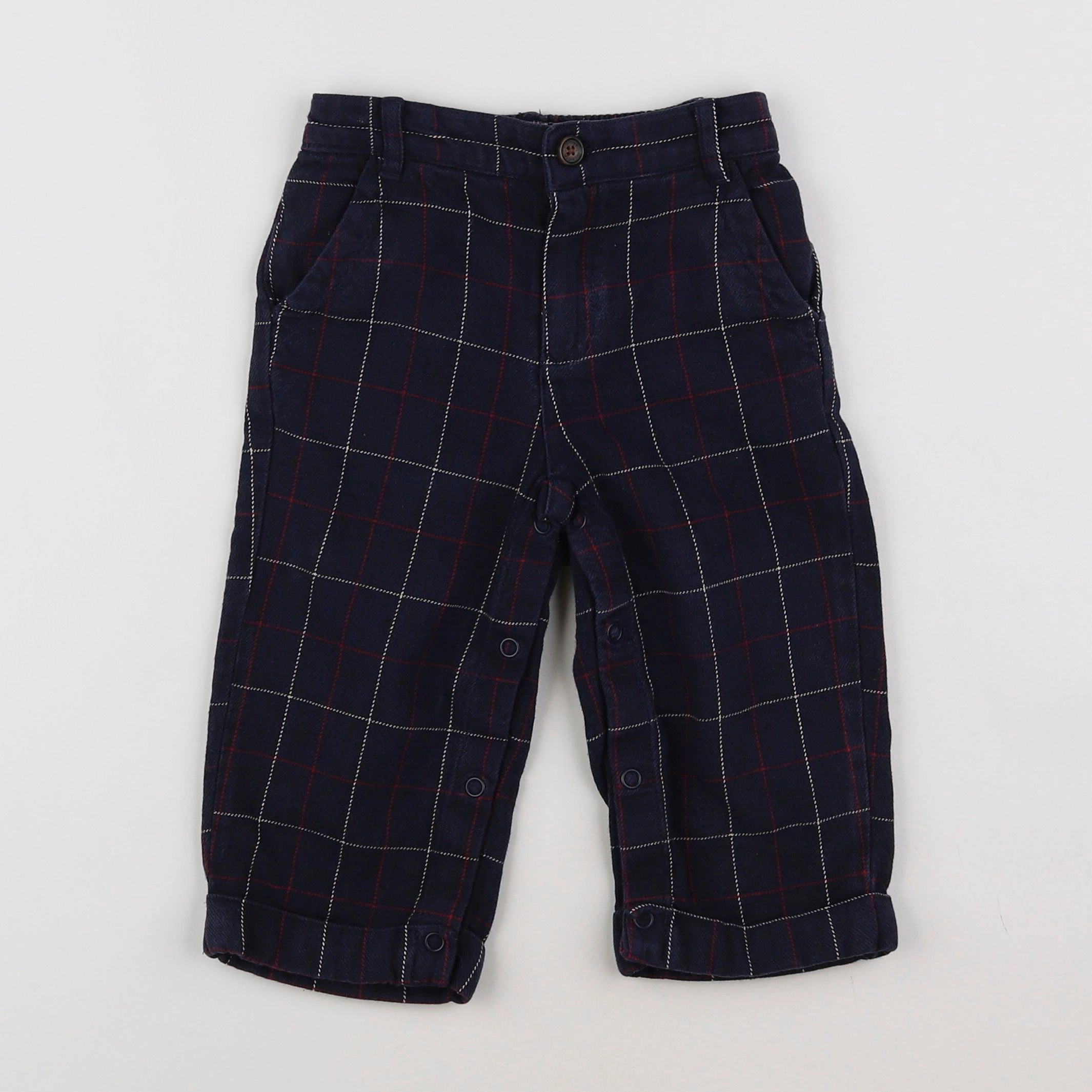 Tommy Hilfiger - pantalon bleu - 12/18 mois