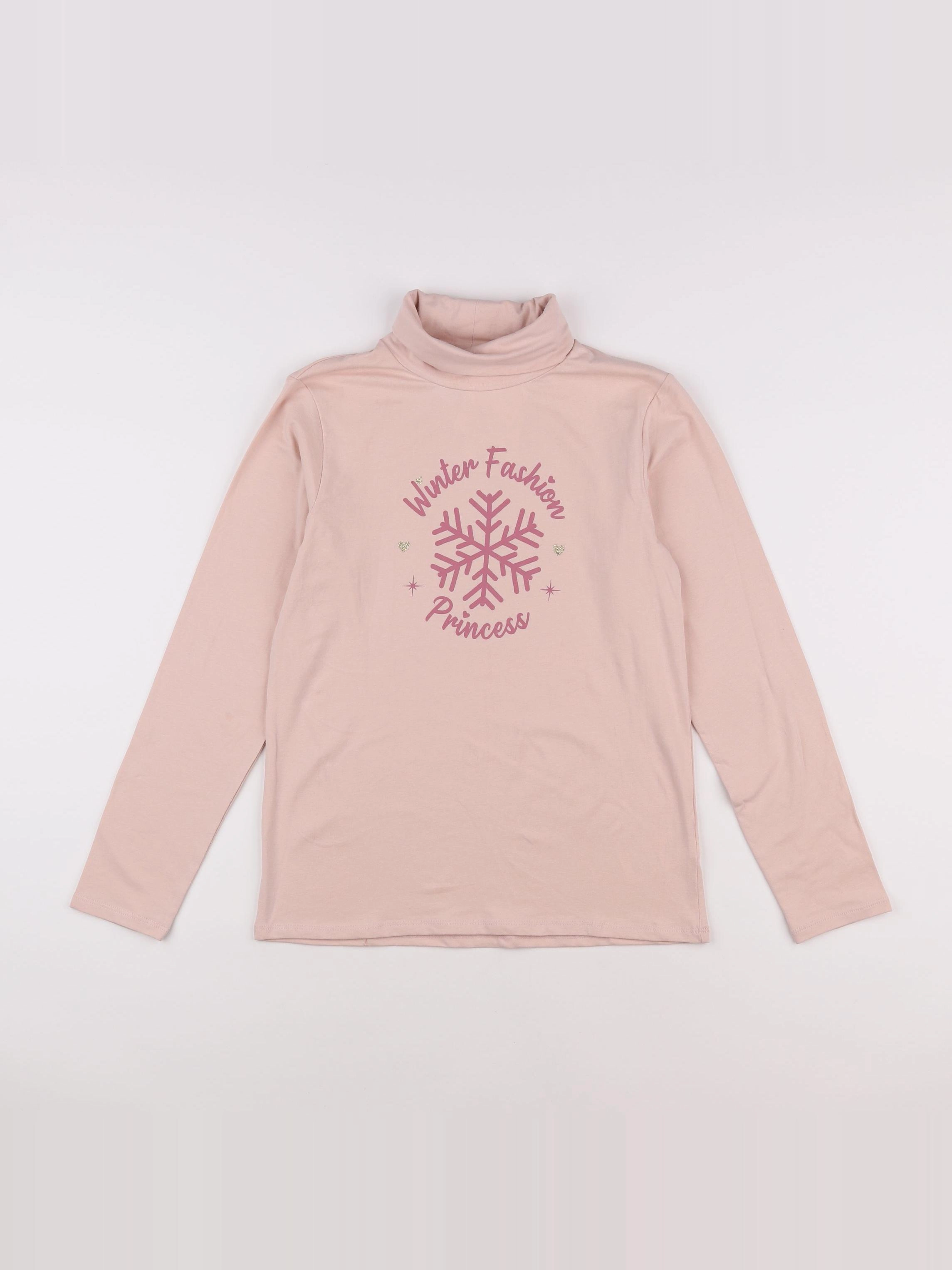 Vertbaudet - sous-pull rose - 12 ans
