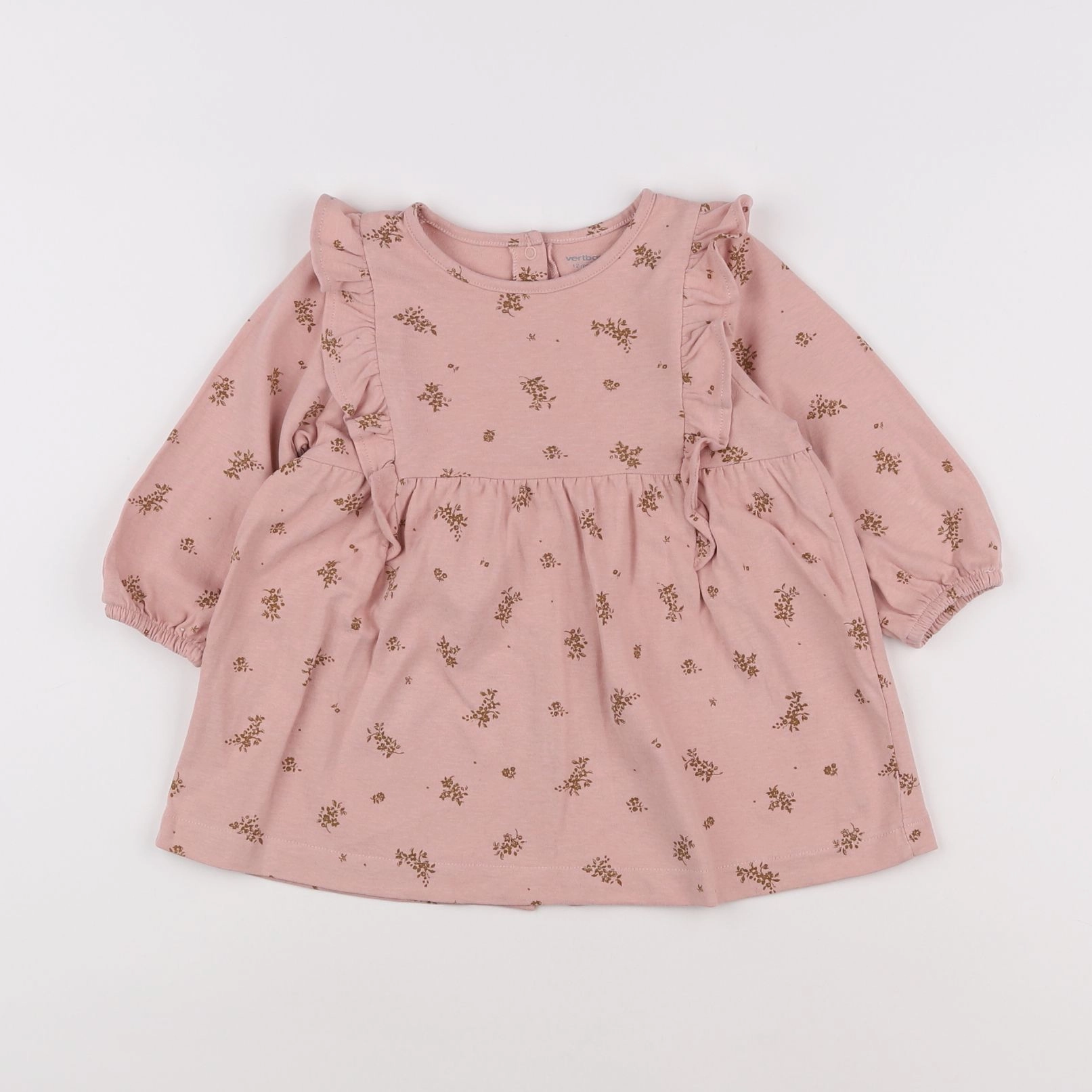 Vertbaudet - robe rose - 12 mois