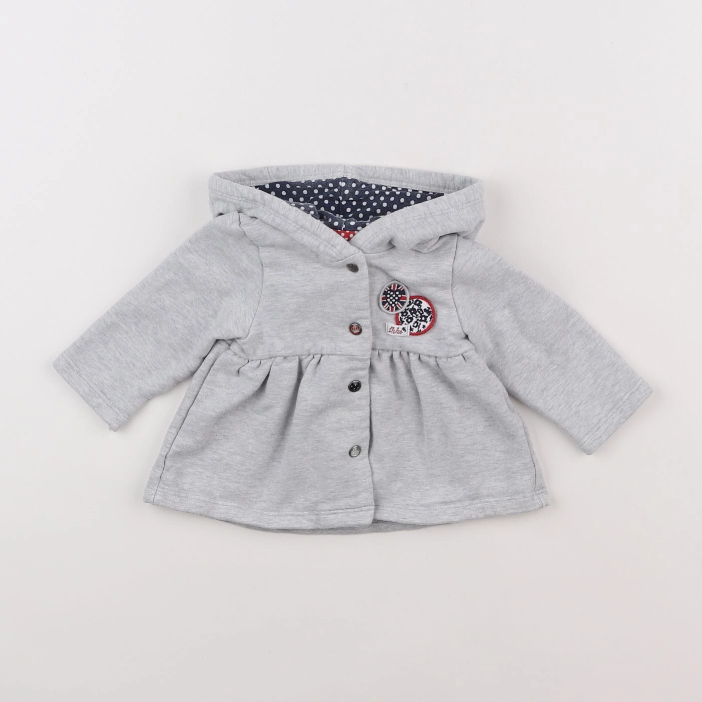IKKS - sweat gris - 3 mois