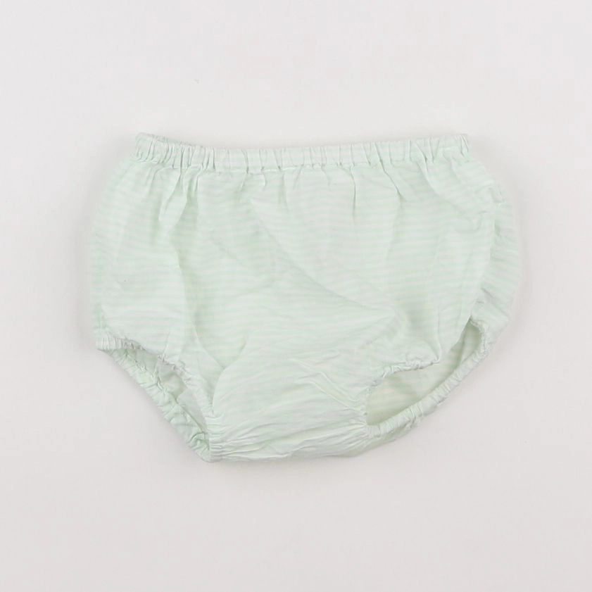 Jacadi - bloomer blanc, vert - 12 mois