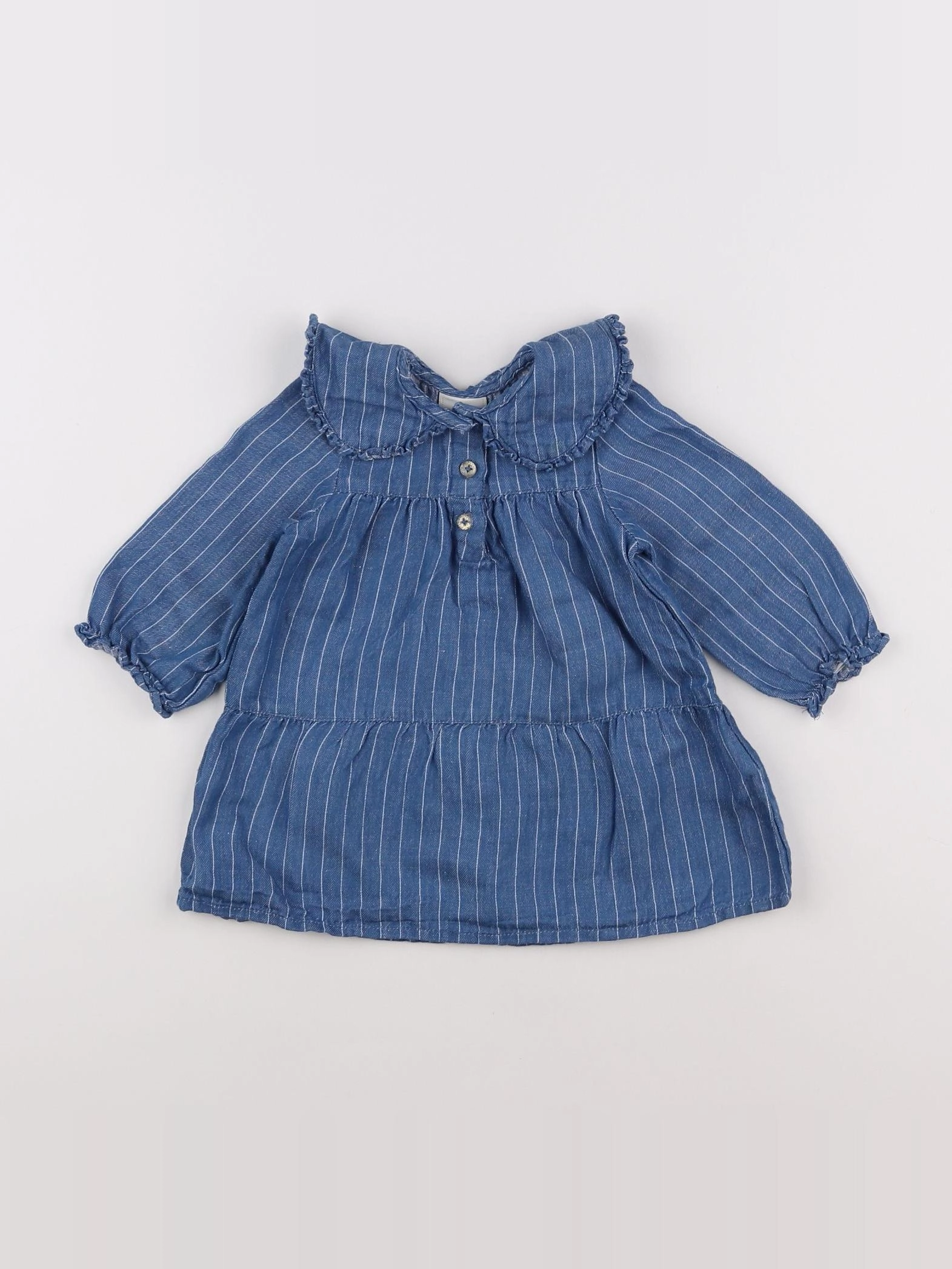 Tape à l'oeil - robe bleu - 12 mois