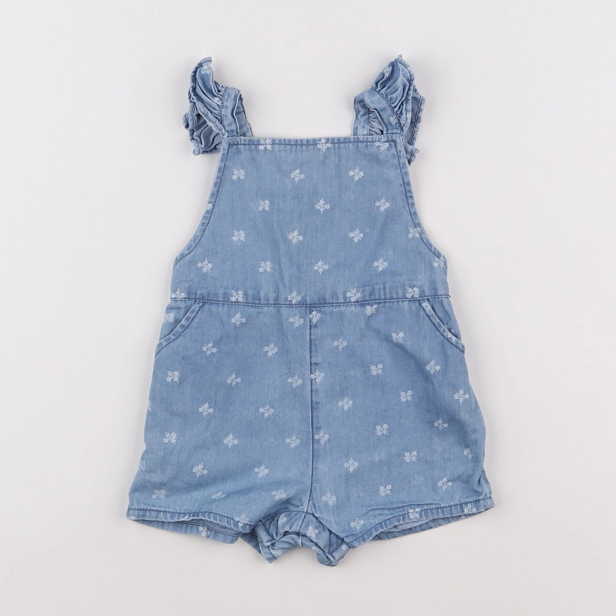 Boutchou - combinaison bleu - 9 mois