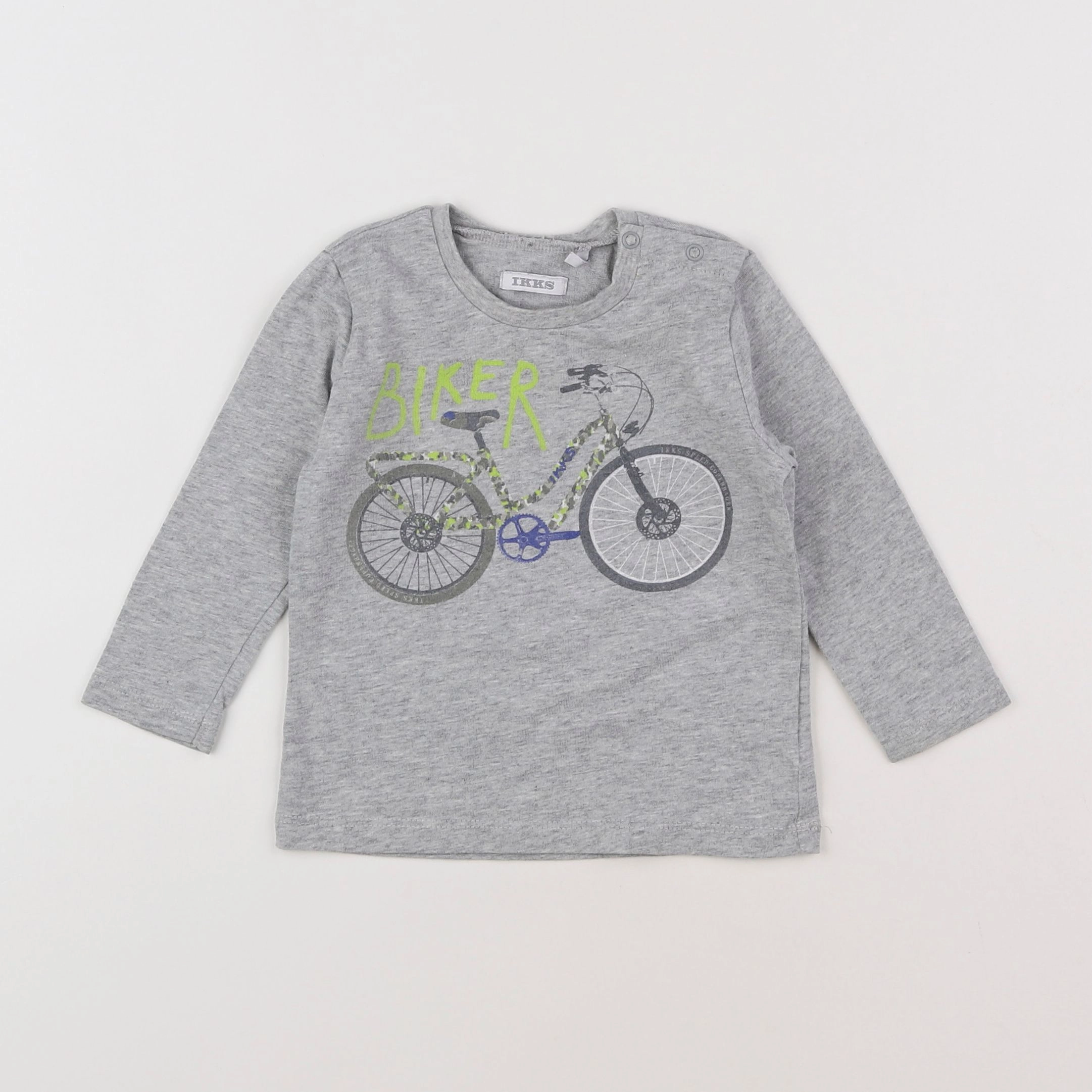 IKKS - tee-shirt gris - 12 mois